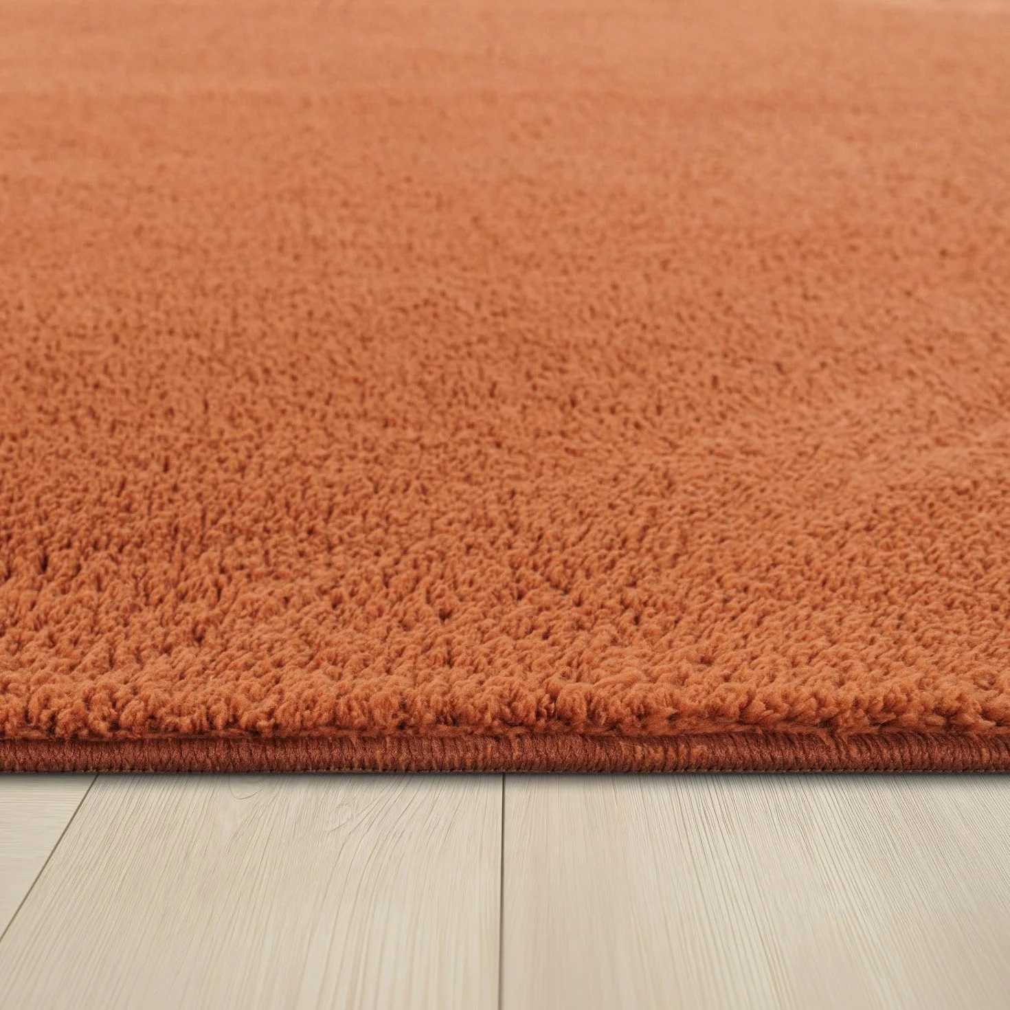 TT Home Dywan Salon Krótki W³os Jednokolorowy Modny Wzór Mo¿liwo¶æ Prania, Kolor: Ciemnopomarañczowy, Rozmiar:240x340 cm