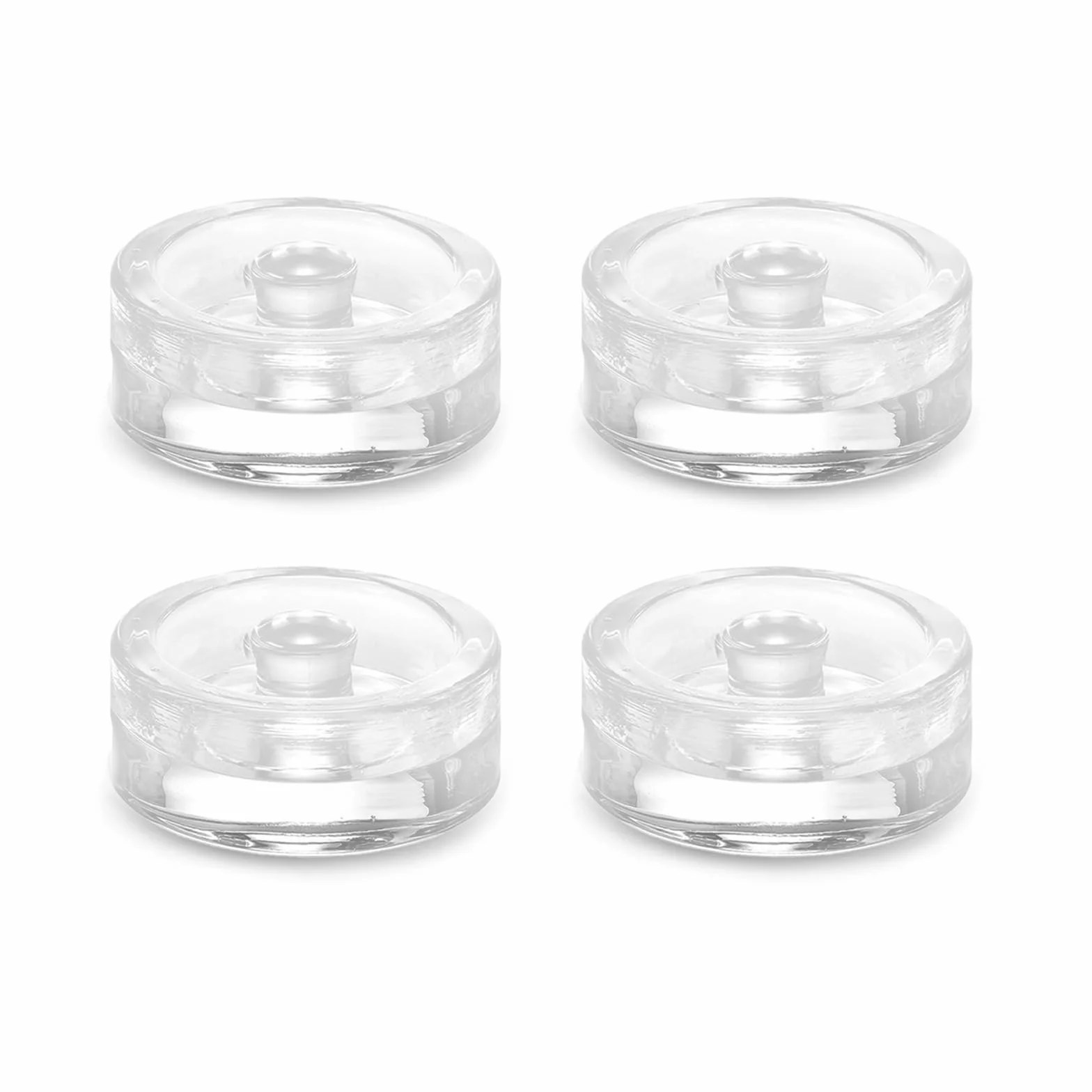4 sztuki Szklane obciążniki do fermentacji (⌀7 cm) Ciężarki Fermentacyjne Szkła do Fermentacji do kapusty, kamienie obciążające kimchi kefiru