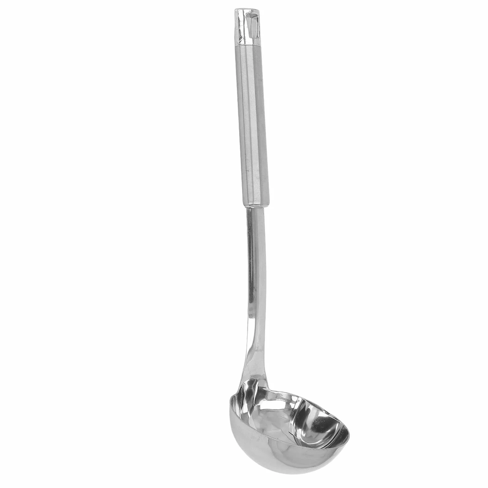 Separator Oleju Chochla, łyżka Filtrująca ze Stali Nierdzewnej 304 Zupy Sosy Gulasze Separator Sosu Kuchnia Gotowanie Odtłuszczacz Sitko Łyżka z Ergonomicznym Okrągłym Uchwytem