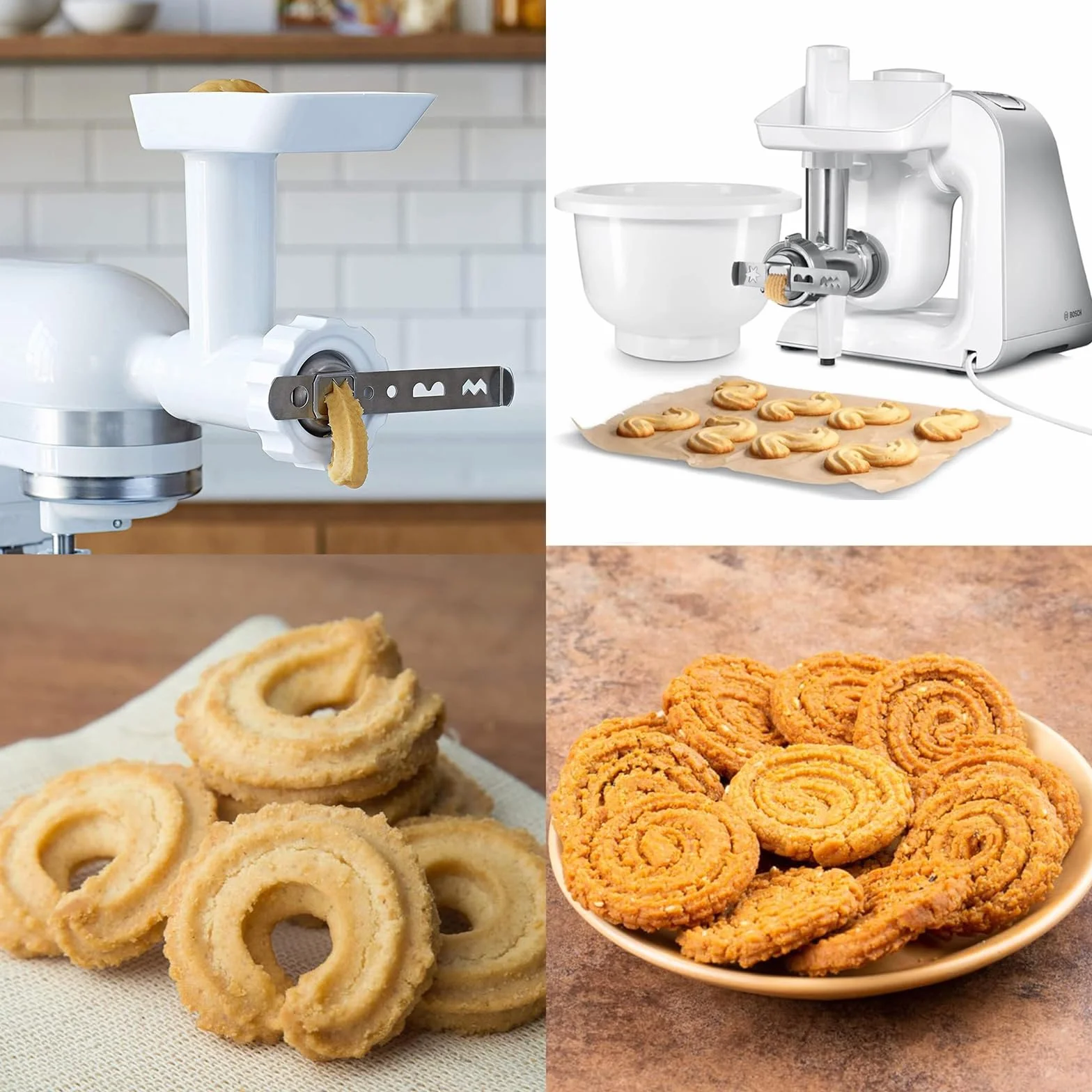2 sztuki przystawek do ciastek 430, akcesoria do ciastek kitchenaid, nakładka do maszynki do mięsa i wypieków, stal nierdzewna, akcesoria 5/8/10