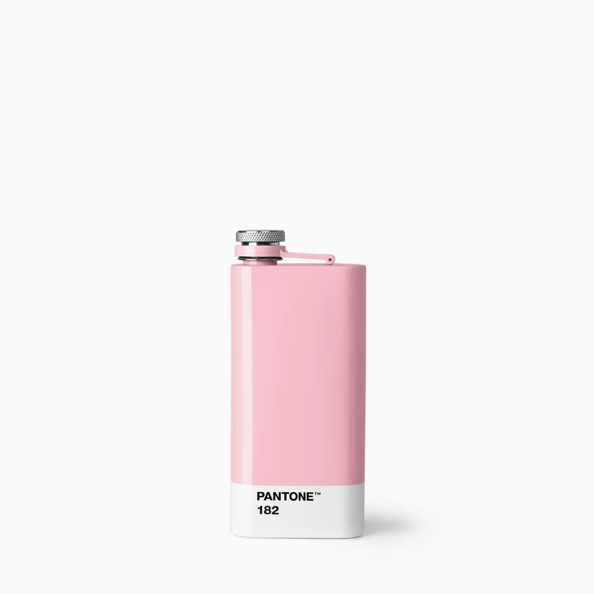Pantone 16630 Light Pink 182 piersiówka, stal nierdzewna z nakrętką, stal nierdzewna