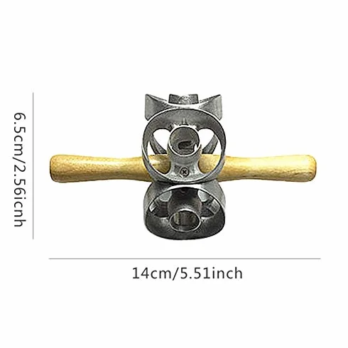 Obrotowa foremka do pączków, metalowa forma do pączków, rolka do wycinania pączków, do gotowania i pieczenia, 1 szt