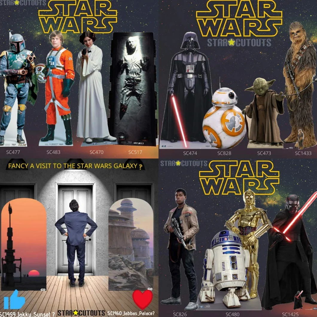 Star Cutouts Ltd SC500 Disney Chewbacca, oficjalne wycięcie kartonowe Star Wars