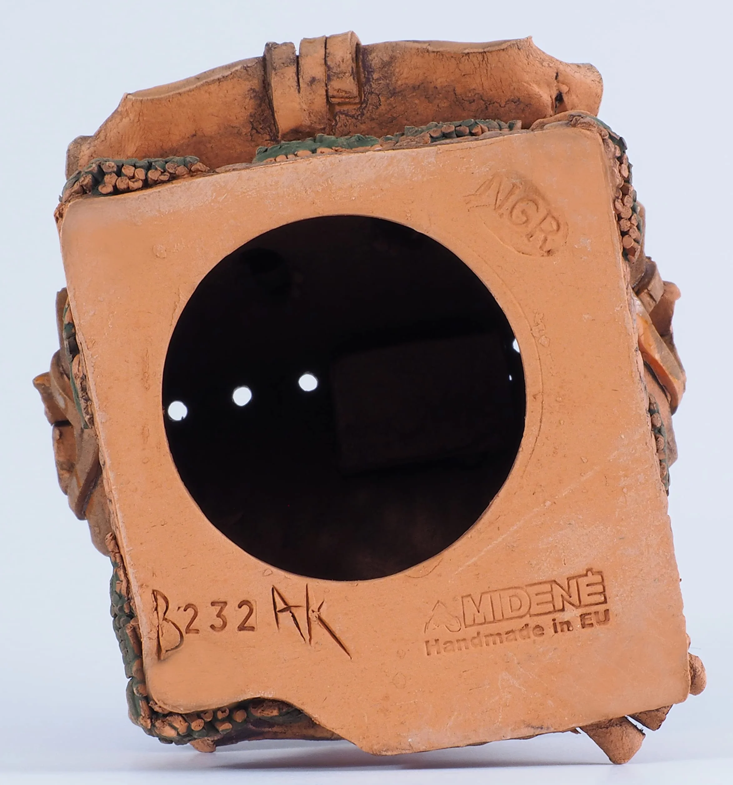Ceramiczny domek świetlny, świecznik na herbatę, artystyczny przedmiot kolekcjonerski, B232AR