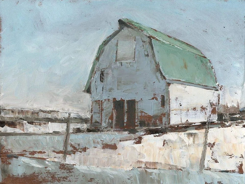 Plein Air Barn I plakat wydruk - Ethan Harper (24 x 18)