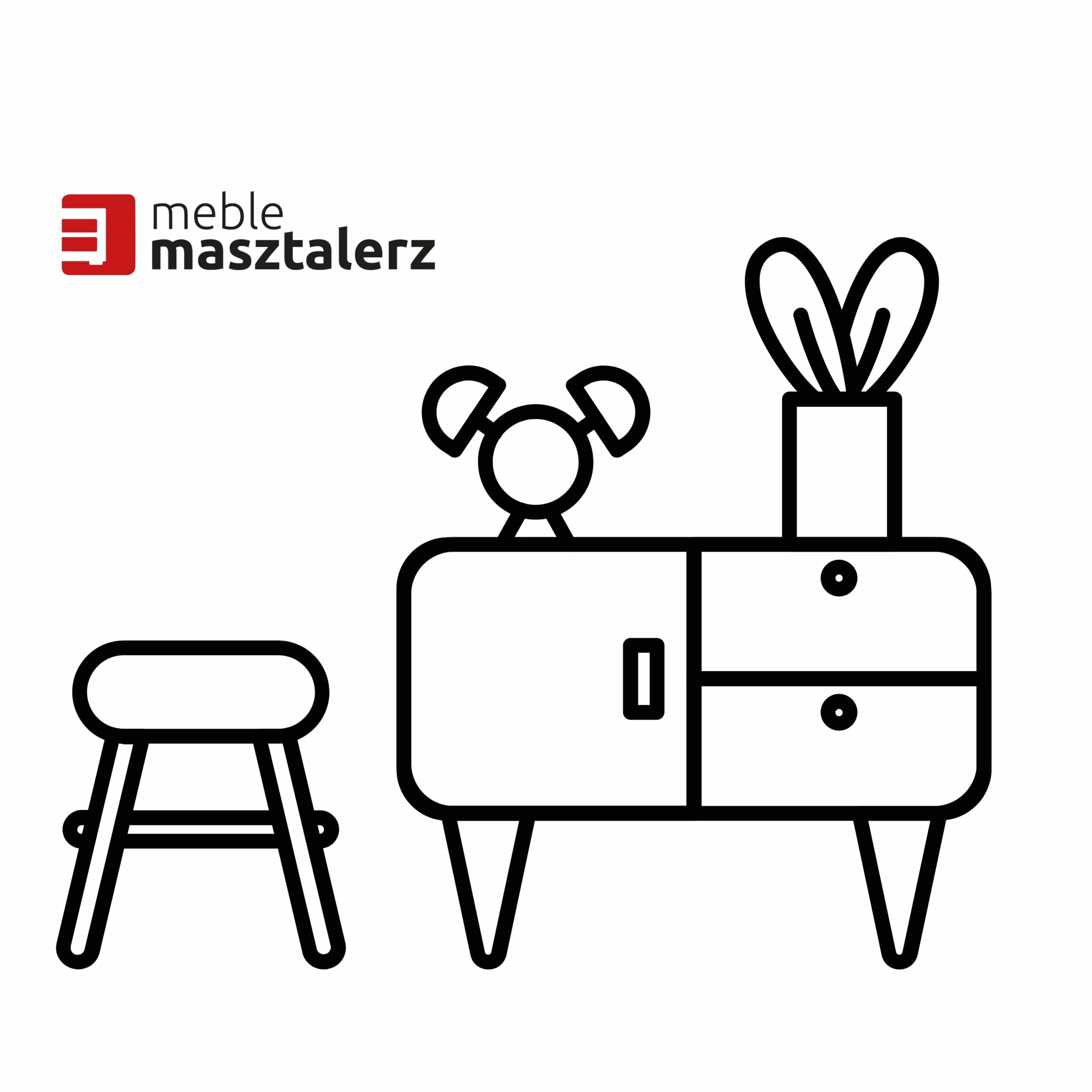 meble masztalerz Komoda Biała 70 cm Matowa z 5 szufladami - 70x124,5x39 cm - Komoda do salonu, sypialni - Szafka z szufladami - Komoda z szufladami