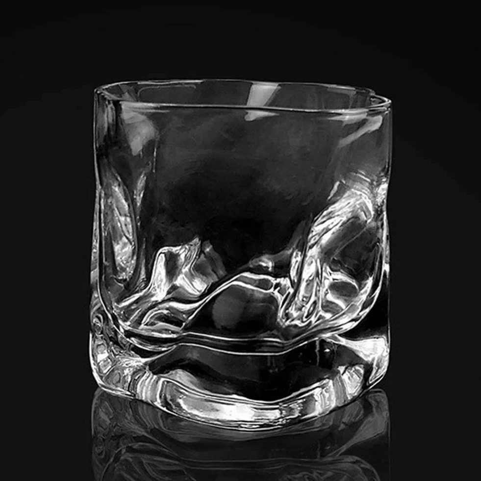 Karafka do whisky Zestaw 2 karafek do wina Twisted Szklanki do whisky Szklanki do whisky Zestaw kieliszków UltraClarity Bezołowiowe, staromodne