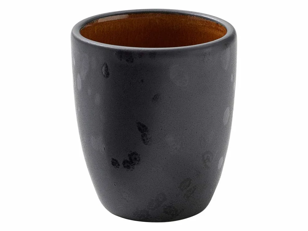 BITZ Filiżanki do espresso, zestaw filiżanek do kawy i espresso, z kamionki, 10 ml, nadają się do mycia w zmywarce, zestaw 6 sztuk, czarne