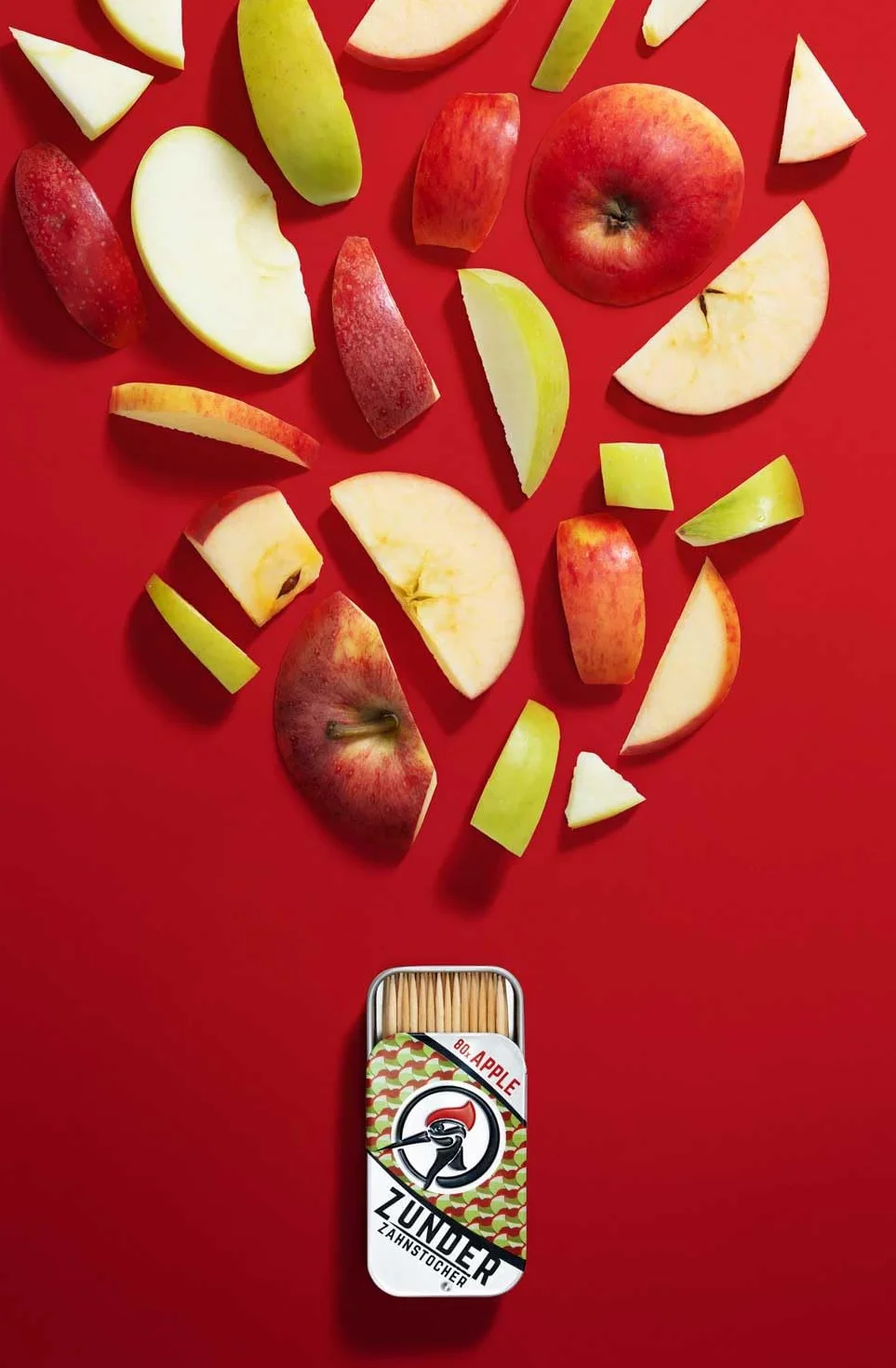 Wykałaczka o smaku – idealna do czyszczenia zębów lub przyzwyczajenia się do nieprzyjemnych nawyków + ochrona wysyłkowa Heartforcards (Apple)