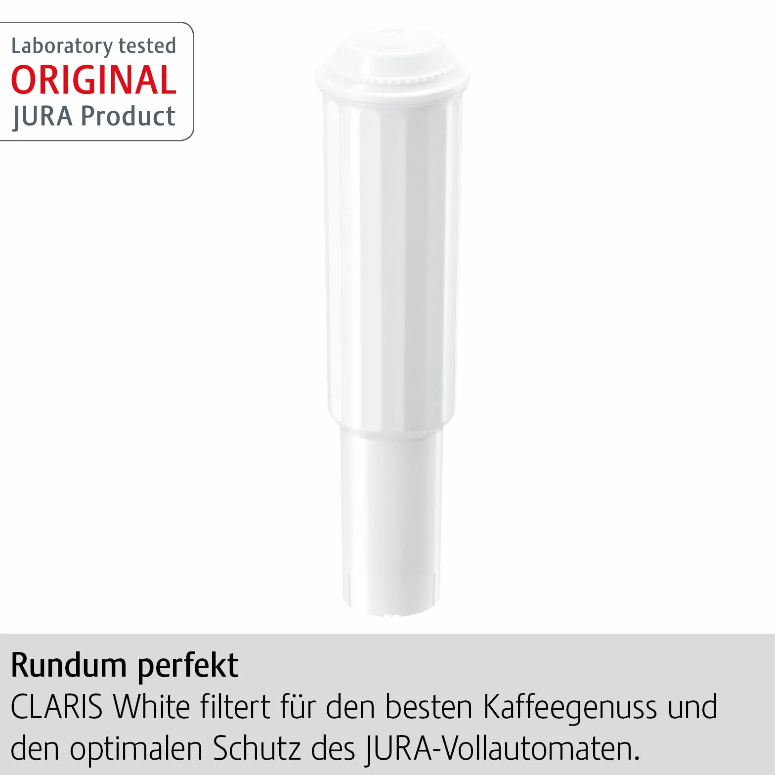 Jura 60209 Claris wkład filtrujący do białej wody, 1 sztuka Pojedynczy biały