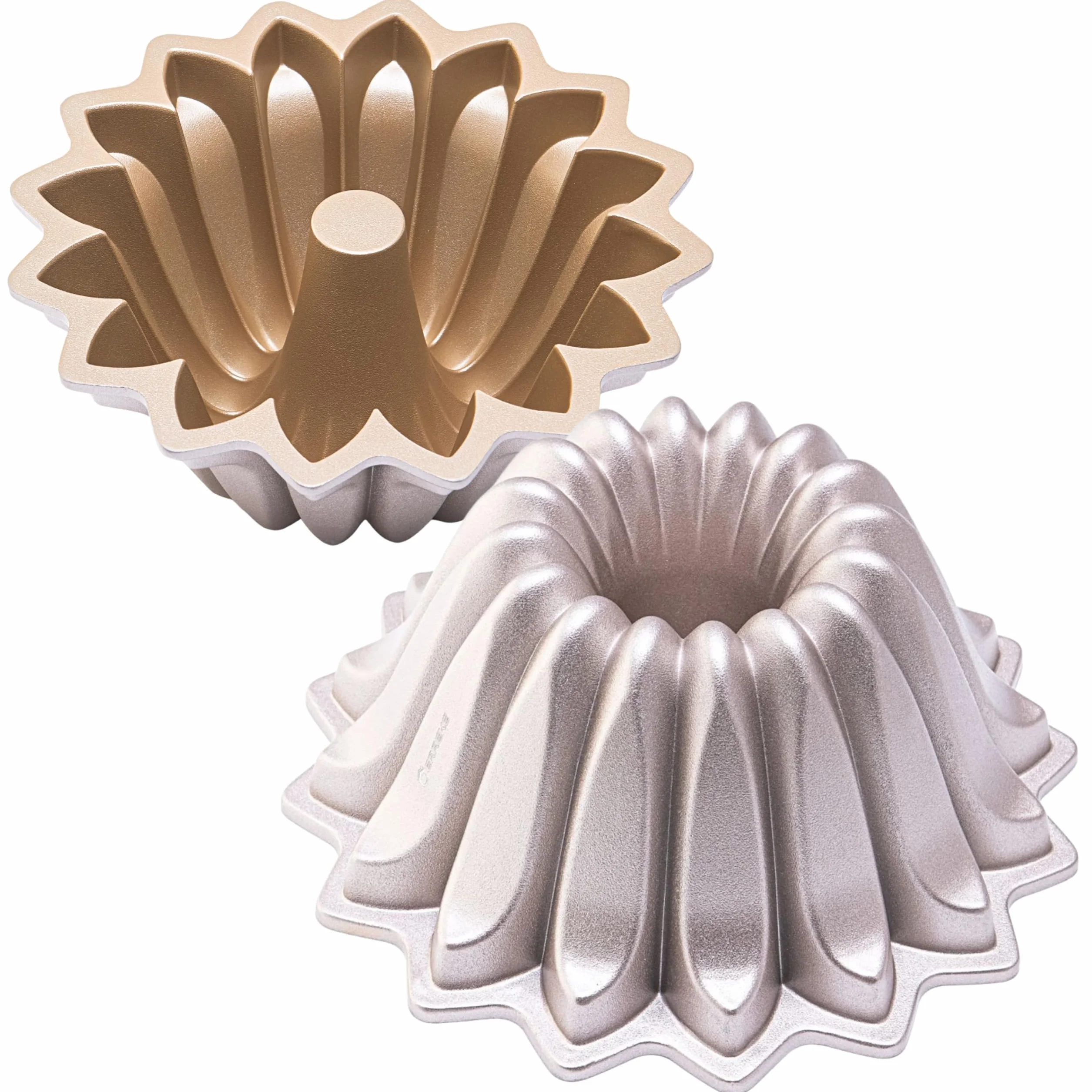 Erreke Forma do Babki z Podwójną Powłoką Nieprzywierającą, Flare | Wytrzymałe Odlewane Aluminium. Savarin Równomierne Pieczenie. Do Wypieków. Flanu. Budyniu. Galaretki. Do Domowych Wypieków