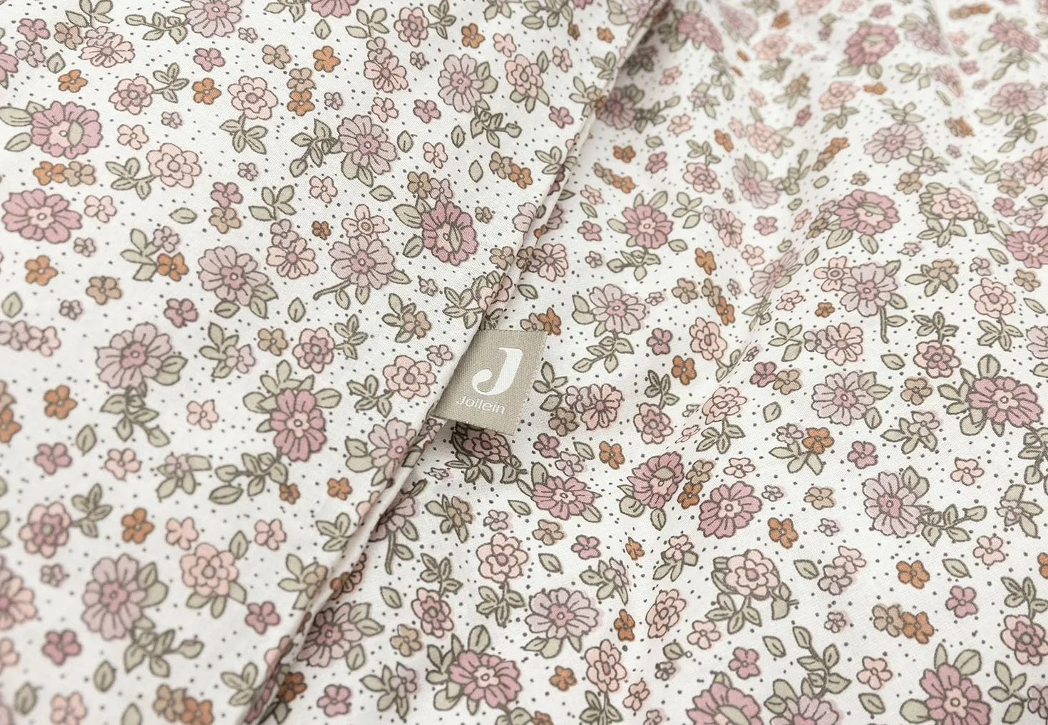 Jollein 003-005-67045 Pościel Retro Flowers (100 x 140 cm + 40 x 60 cm)