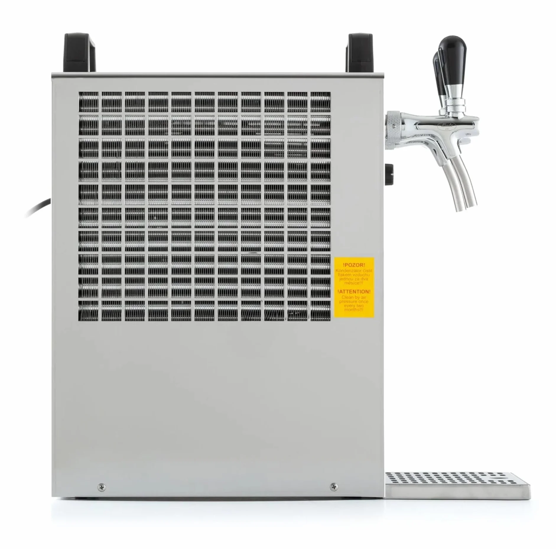 Kompletny zestaw stycznik 40 2-liniowy do piwa z chłodnicą suchą, przepływową 50 l/h Green Line i głowicami KeyKeg