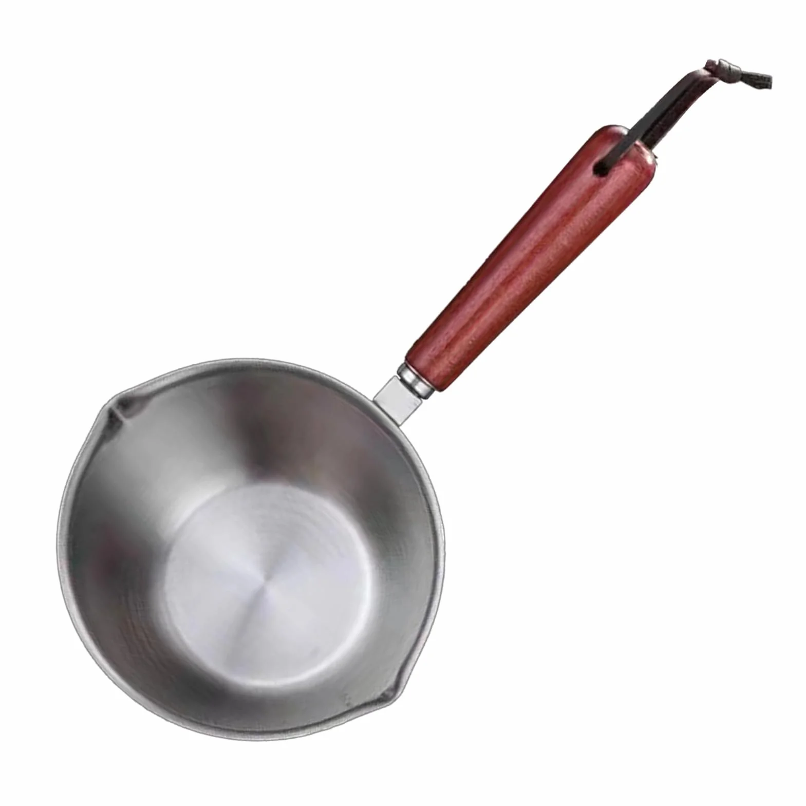Garnek na Mleko, Mini Garnek Mini Garnek do Zupy ze Stali Nierdzewnej 304 Mała Patelnia na Sos 200 Ml Mini Garnek na Olej Mały Rondel z Podwójnymi Wylewkami do Sosu Mlecznego