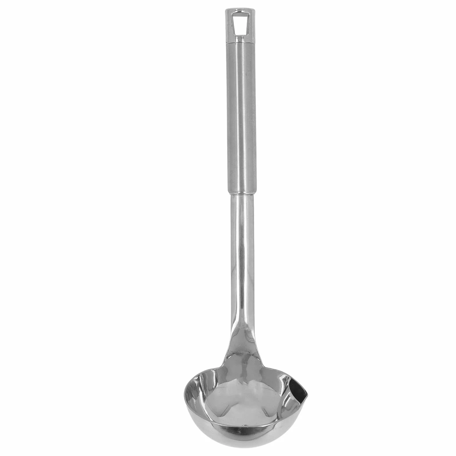 Separator Oleju Chochla, łyżka Filtrująca ze Stali Nierdzewnej 304 Zupy Sosy Gulasze Separator Sosu Kuchnia Gotowanie Odtłuszczacz Sitko Łyżka z Ergonomicznym Okrągłym Uchwytem