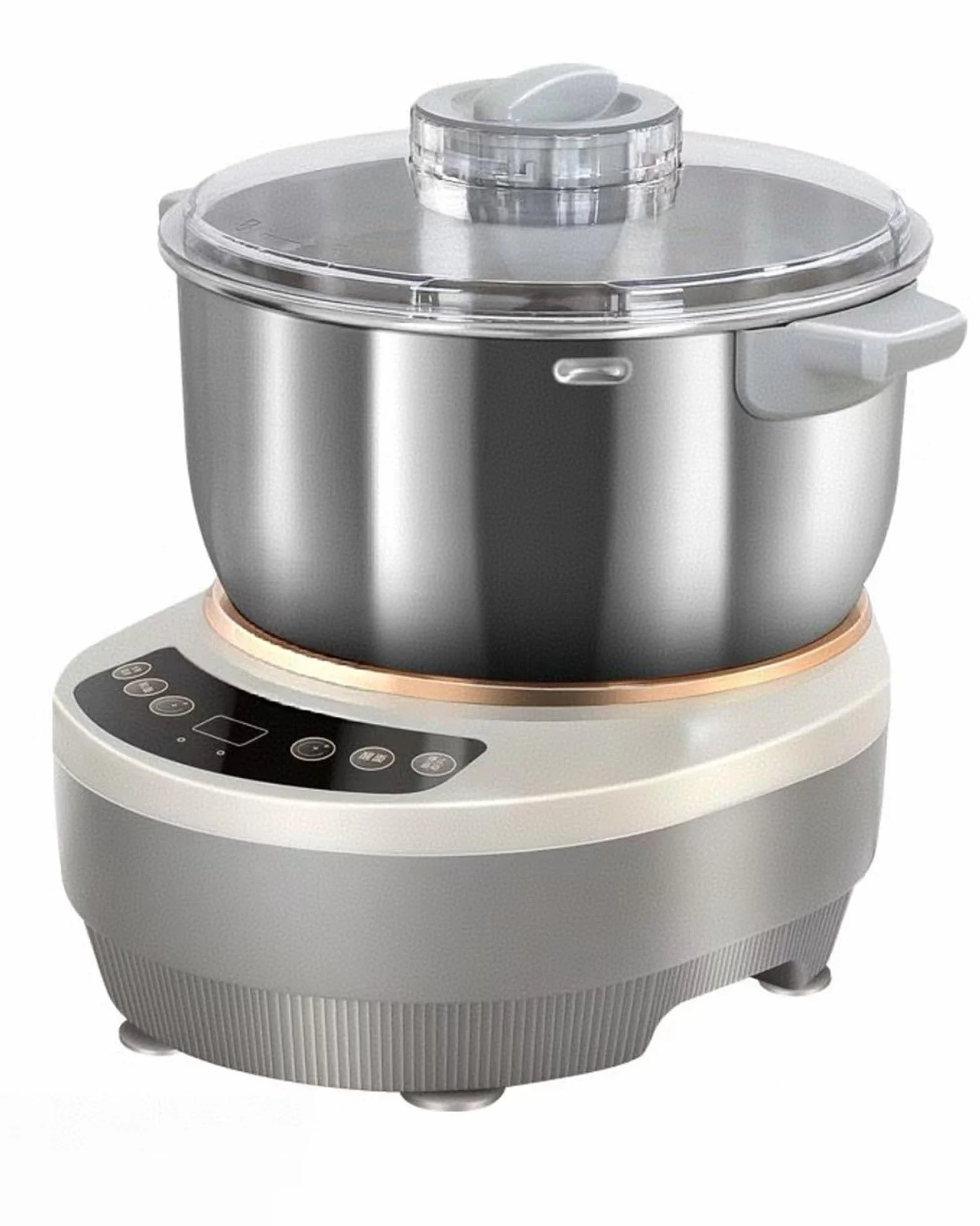 Elektryczna maszyna do ciasta z funkcją fermentacji, synchronizacją mikrokomputera, przednim panelem dotykowym, 6.3qt (7L), stal nierdzewna 304, używana do chleba, pizzy, naleśników, ciasta