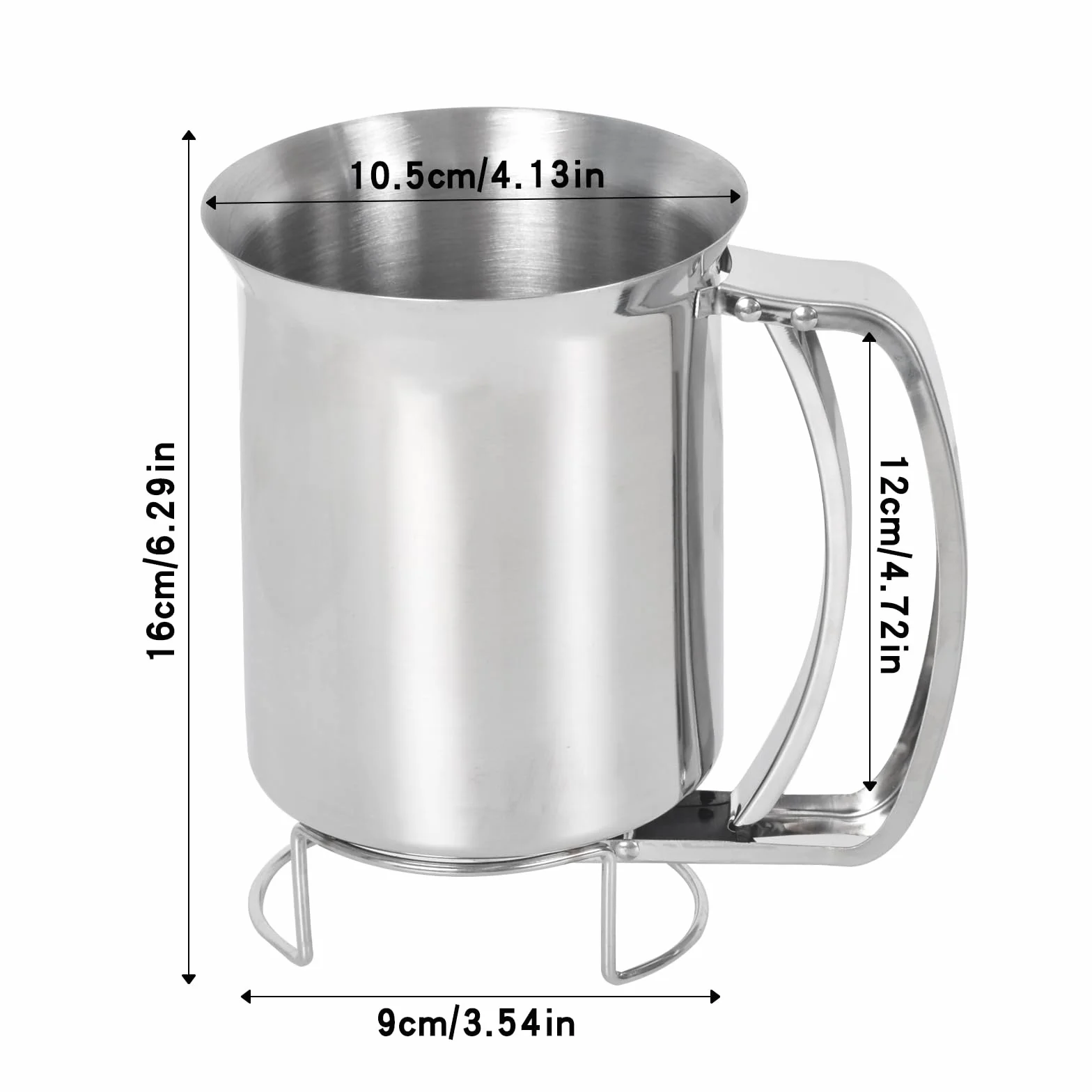 Dozownik do naleśników 900 ml, dozownik do ciasta ze stali nierdzewnej, dozownik ciasta do ciast, narzędzie DIY, dozownik lejka do ciast, naleśników, babeczek, gofrów