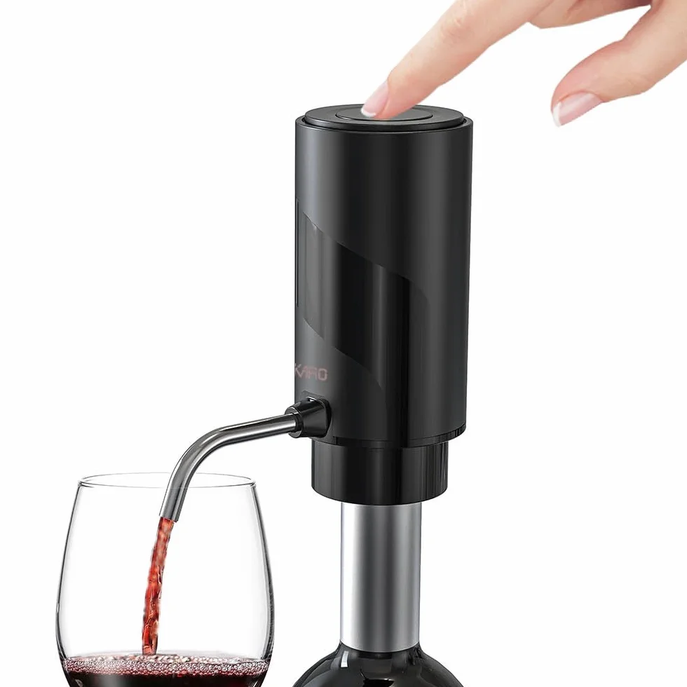 AIKARO - Elektryczny Aerator do Wina Rozlewacz Ładowalny Automatyczny Elektroniczny Dekanter