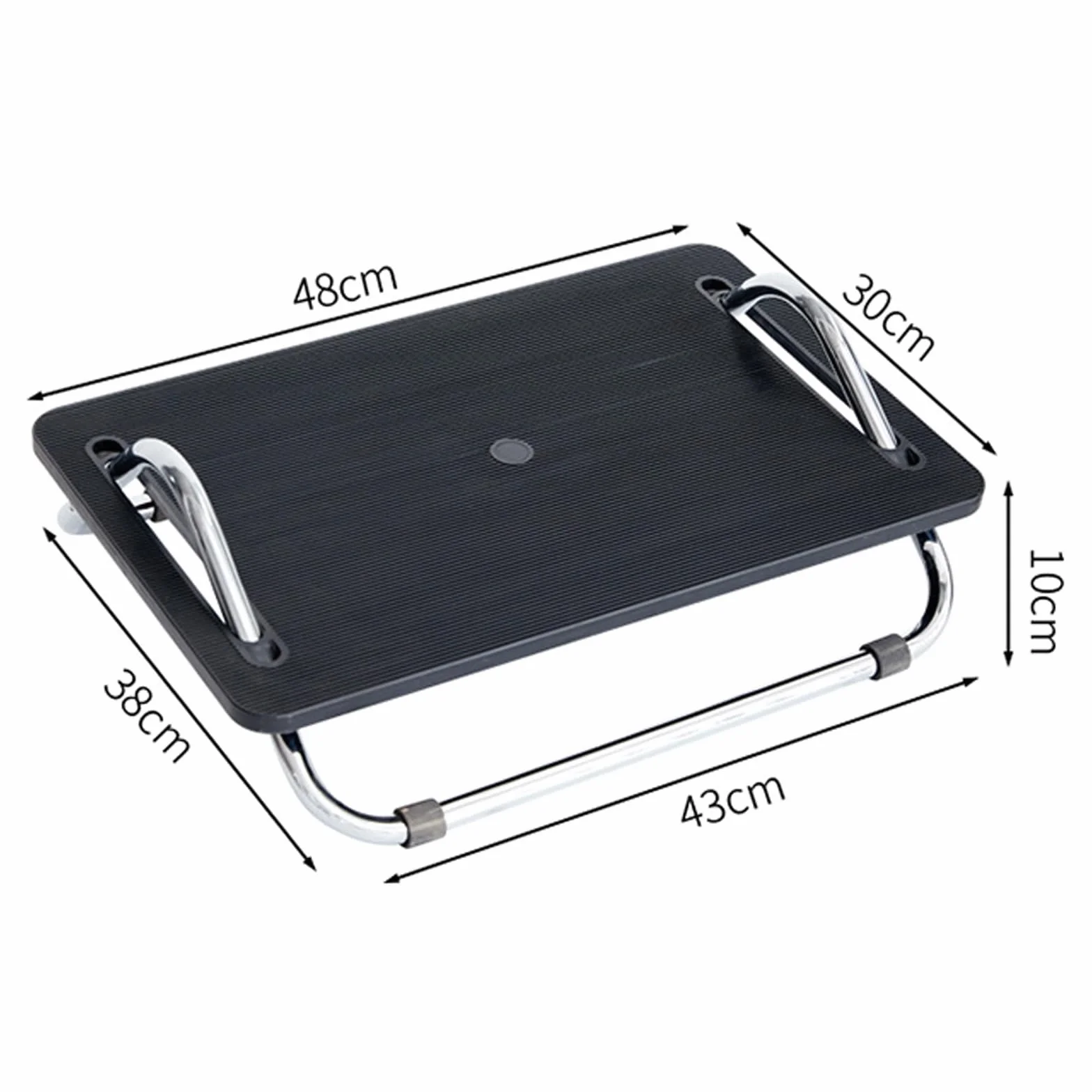 Ergonomiczna półka na nogi, podnóżek na biurko, regulowany kąt, ergonomiczny podnóżek, regulowana podpórka pod nogi, redukcja stresu, do biura, domu, 48 x 30 x 10 cm