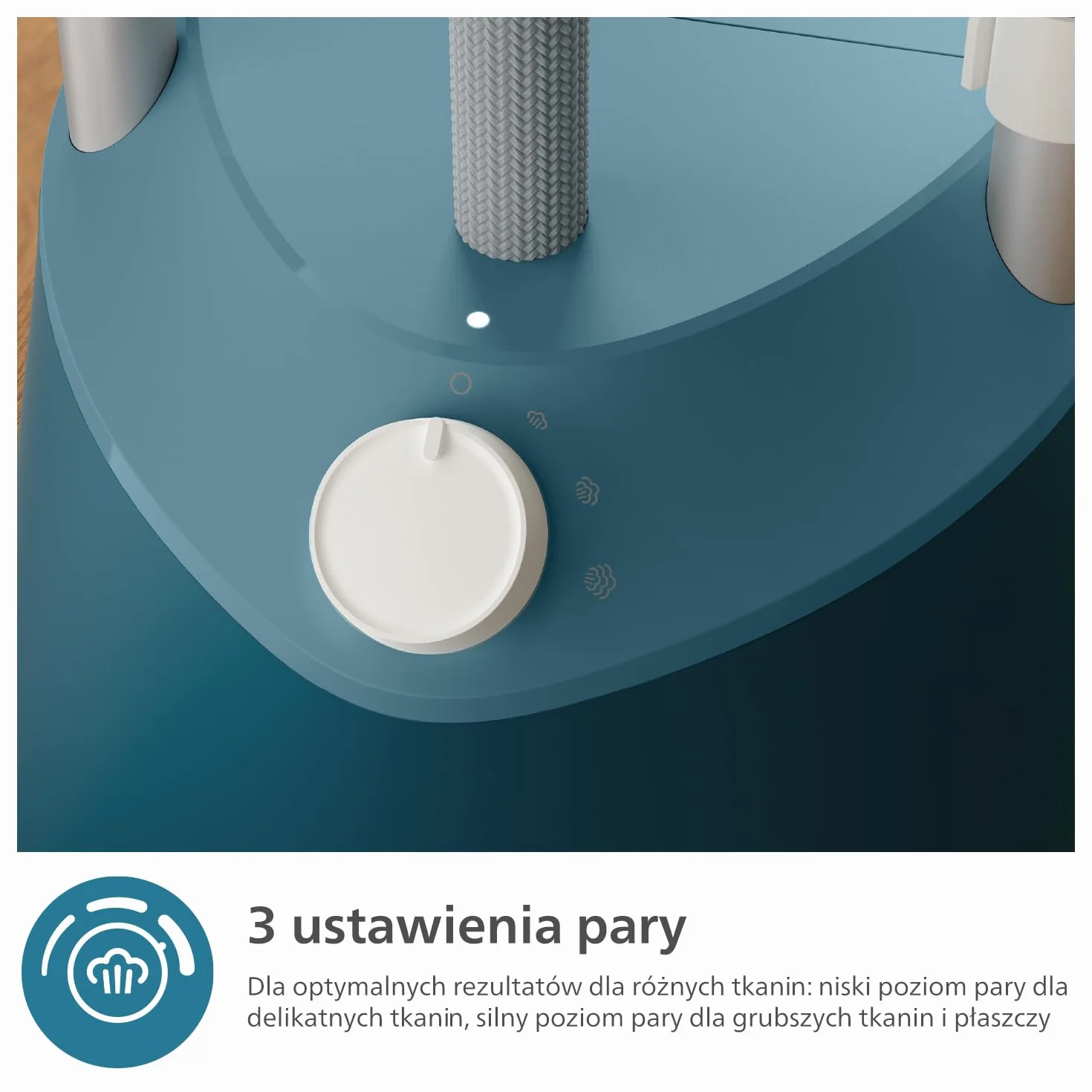 Philips Parownica stojąca do ubrań z serii 1000, 1800 W, duży zbiornik na wodę 1,8 l, zintegrowana deska StyleBoard, 3 ustawienia pary, łatwe usuwanie zmechaceń (STE1040/20)