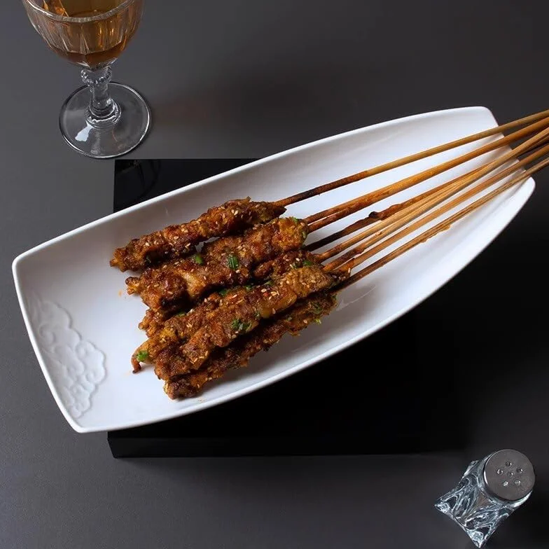 TEESONG Talerz obiadowy talerze do naczyń 9 cali hotel restauracja specjalna przekąska zimne danie talerz grill komercyjny artystyczny koncepcja kreatywna ceramiczna zastawa stołowa talerz obiadowy