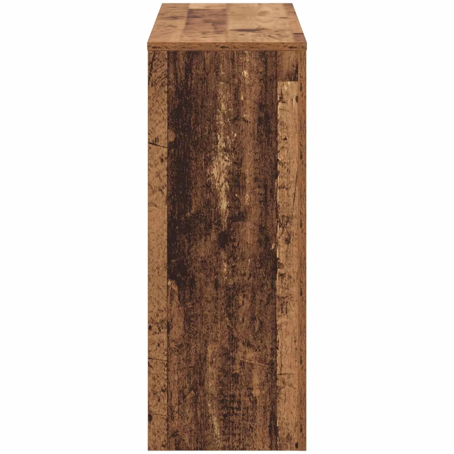Générique Drewniany stół konsola z półkami 101 x 29 x 74 cm | Elegancki design, przestronne przechowywanie, łatwa konserwacja, idealne wejście do salonu