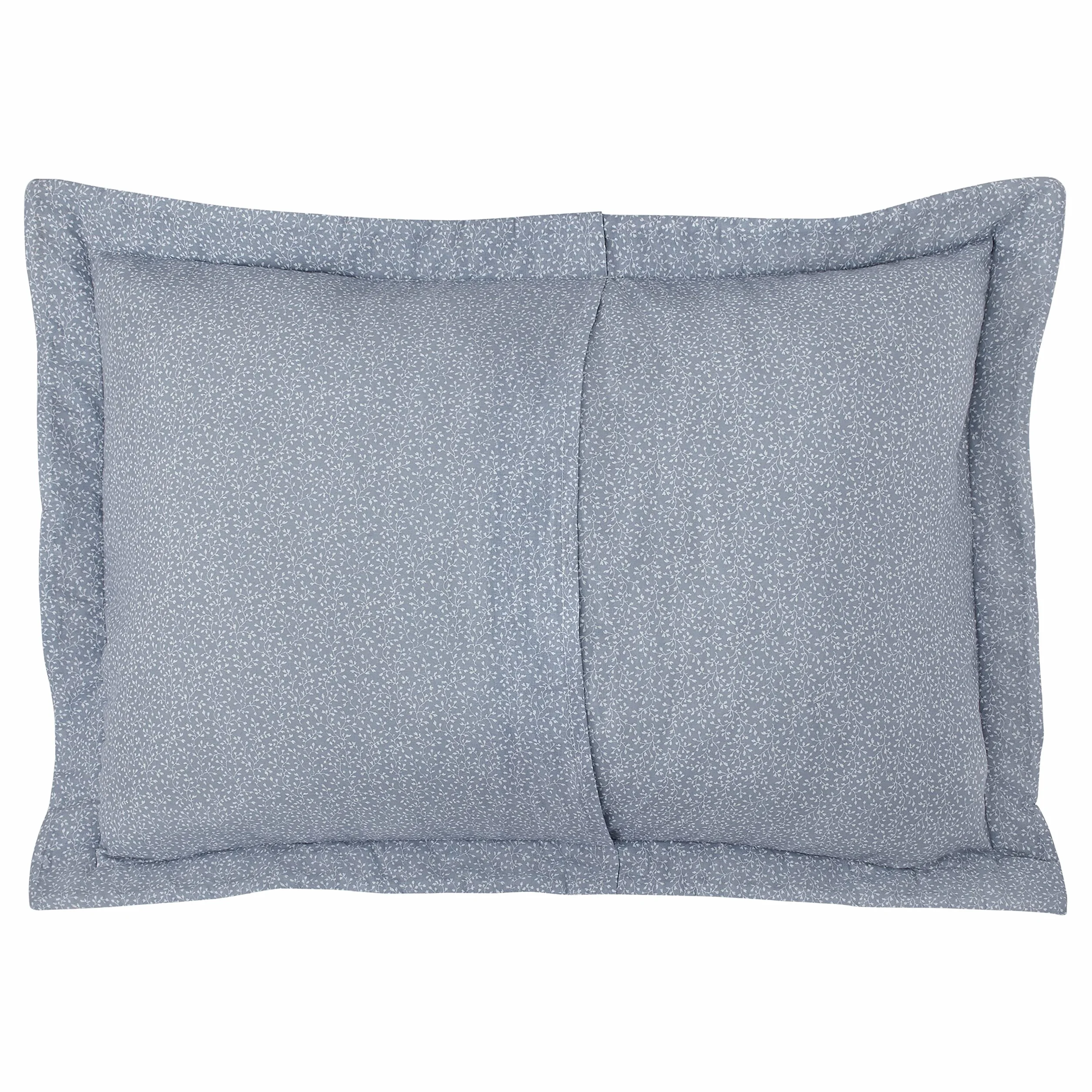 Laura Ashley Home - Kolekcja Amberley - zestaw kołder, 100% bawełna, oddychająca i lekka, dwustronna pościel, wstępnie sprana dla dodatkowej miękkości, podwójna, niebieski spa