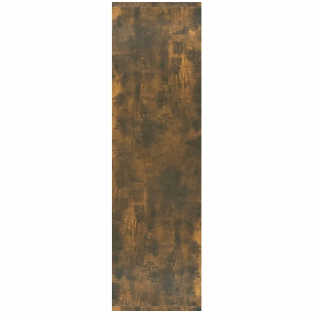Regał na książki, ścianka działowa, dąb wędzony, uniwersalny regał na książki, regał biurowy do hotelu, 60 x 30 x 103 cm, materiał drewnopochodny