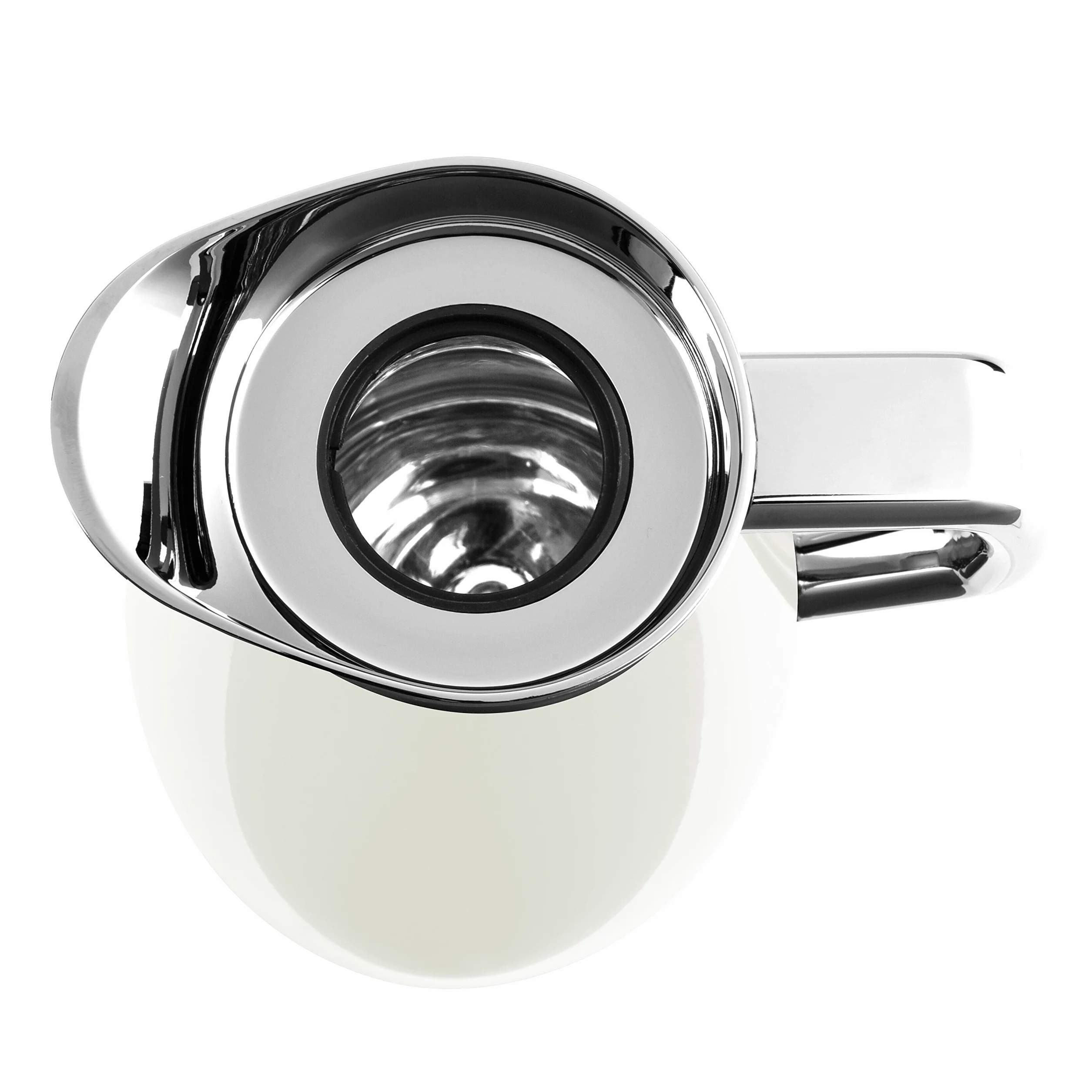 Emsa 514185 Plaza Quick-Tip dzbanek próżniowy, 1,0 l, lodowa biel, 1