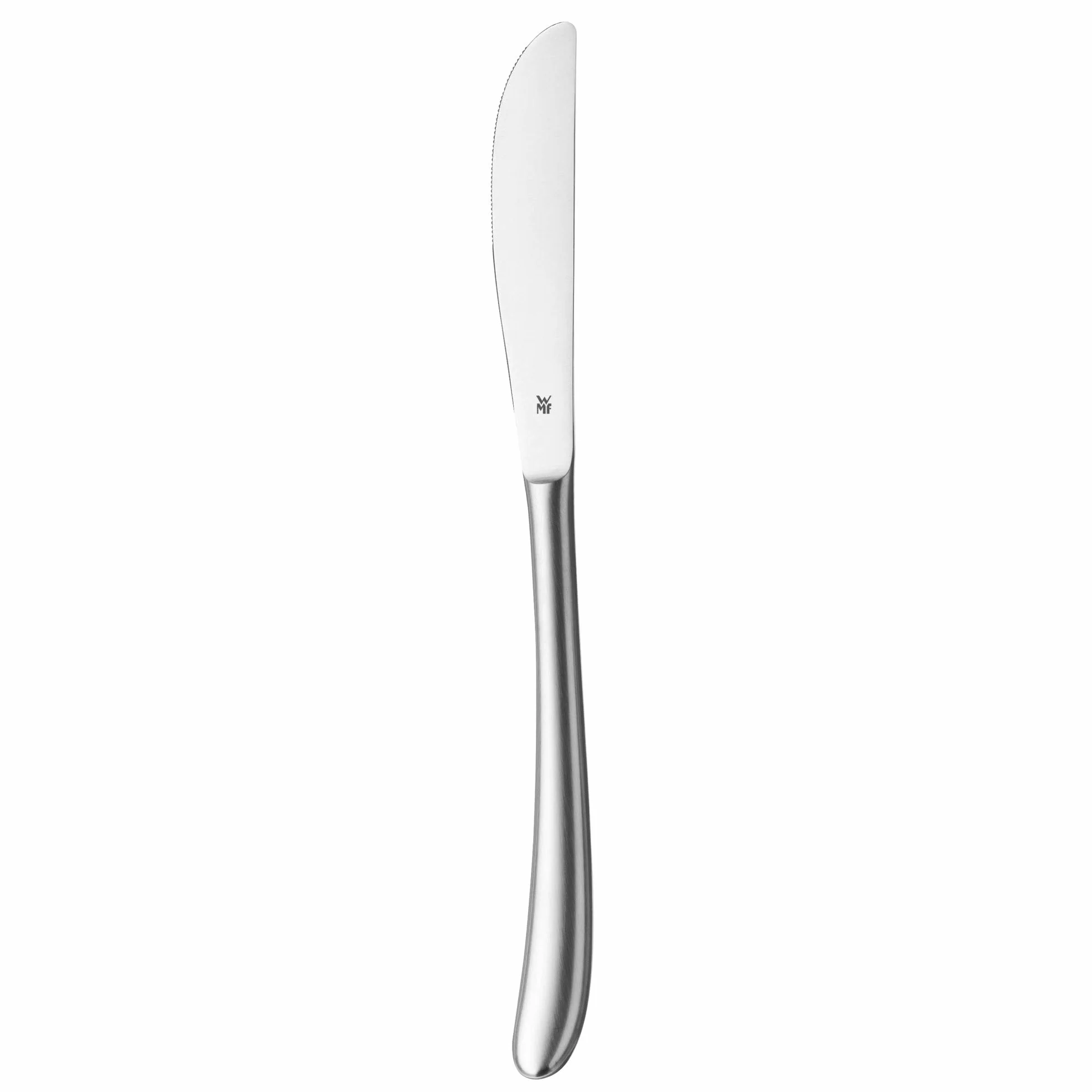 WMF Jedwabny nóż menu mono 23,1 cm, nóż stołowy ze stali nierdzewnej Cromargan, matowany, nóż monoblokowy, nadaje się do mycia w zmywarce