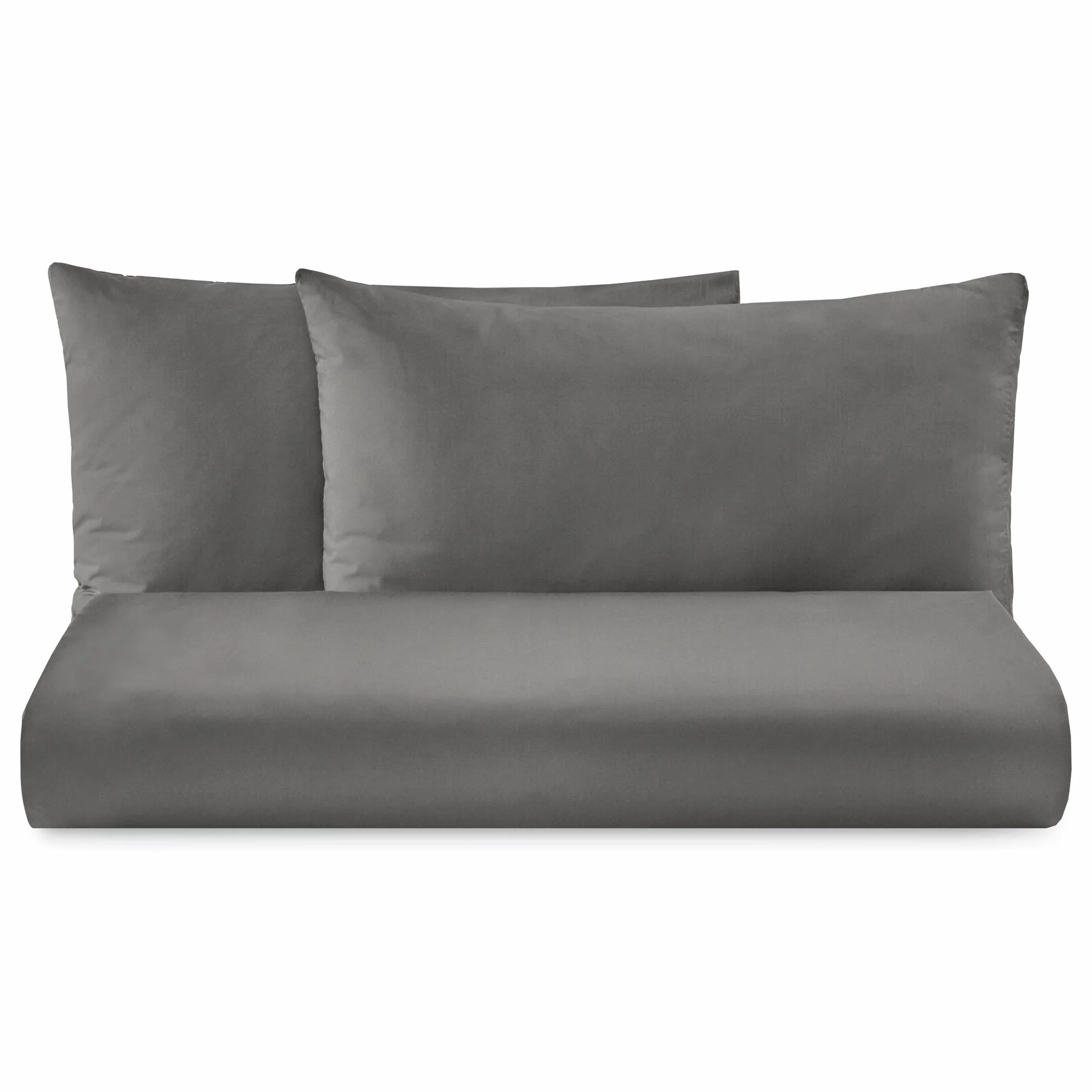 Lisola Zestaw Kołdra Kołdra Pokrywa Jedno Kwadrat I Połowa, Pościel Bawełniana, Made in Italy, Torba na kołdrę 200 x 240 cm + 2 poszewki 50x80cm, jednolity kolor. Wzór: Tortona, Grisaglia