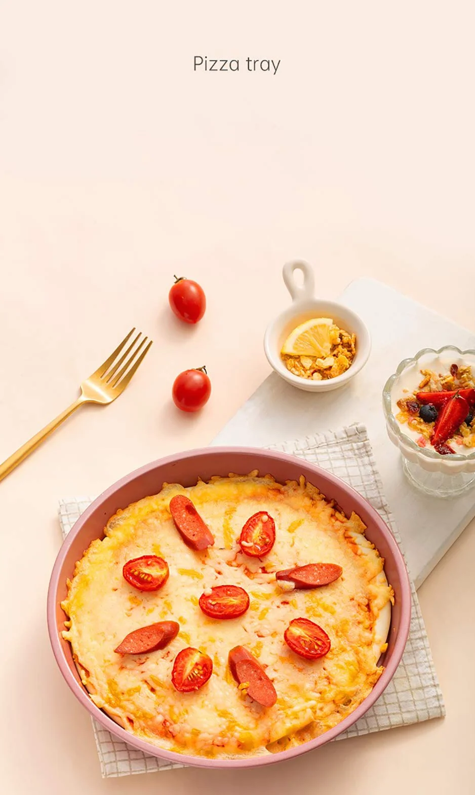 Zestaw nieprzywierających tacek do pieczenia, dwuwarstwowe naczynia do pieczenia, odpowiednie do piekarników i kuchenek mikrofalowych, idealne dla entuzjastów pieczenia, 3-częściowy zestaw