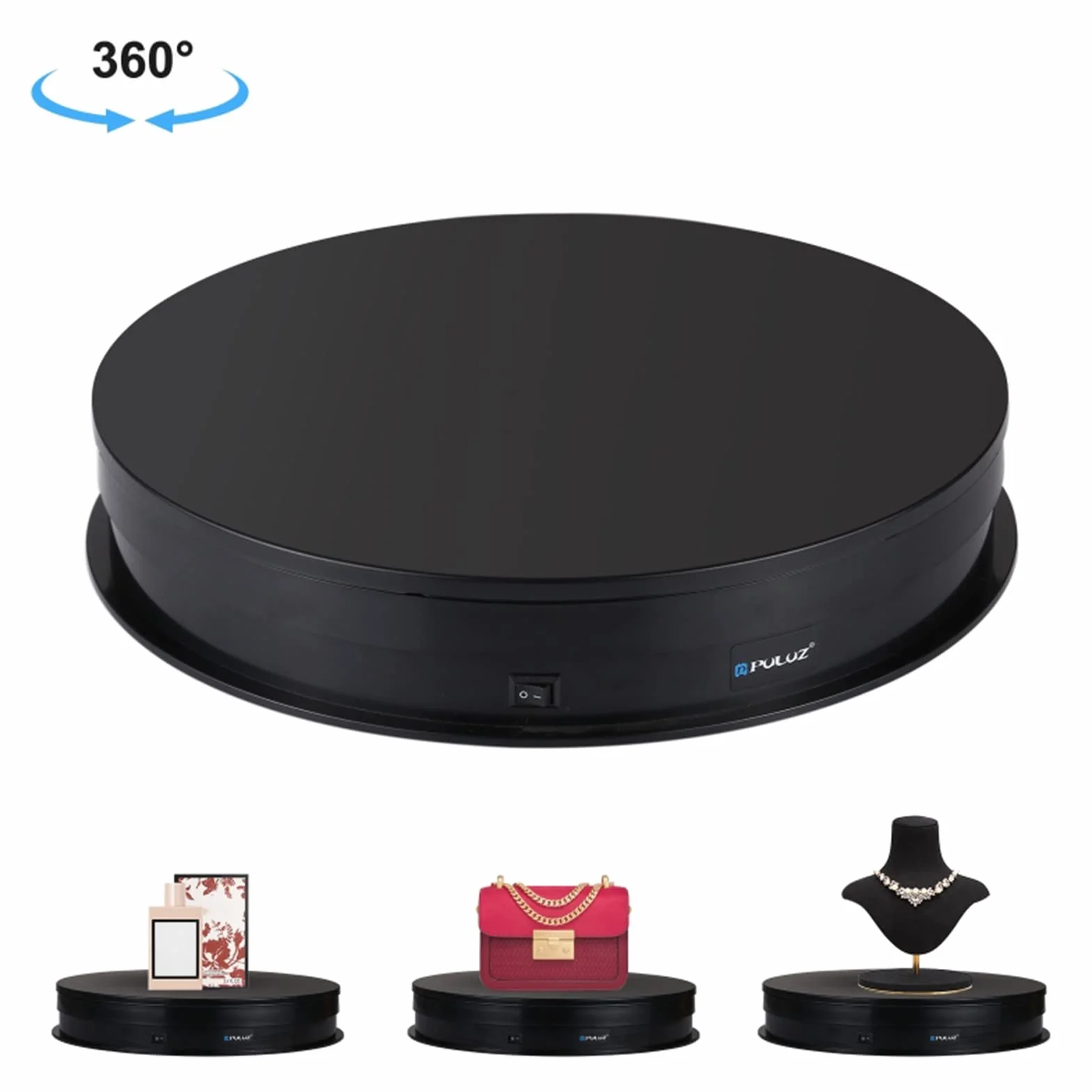 Stojak na biżuterię Gramofon Glorify do Dekoracji Biały ABS PC 30 Cm USB do Sklepu Sklepowego (Rozmiar 2)