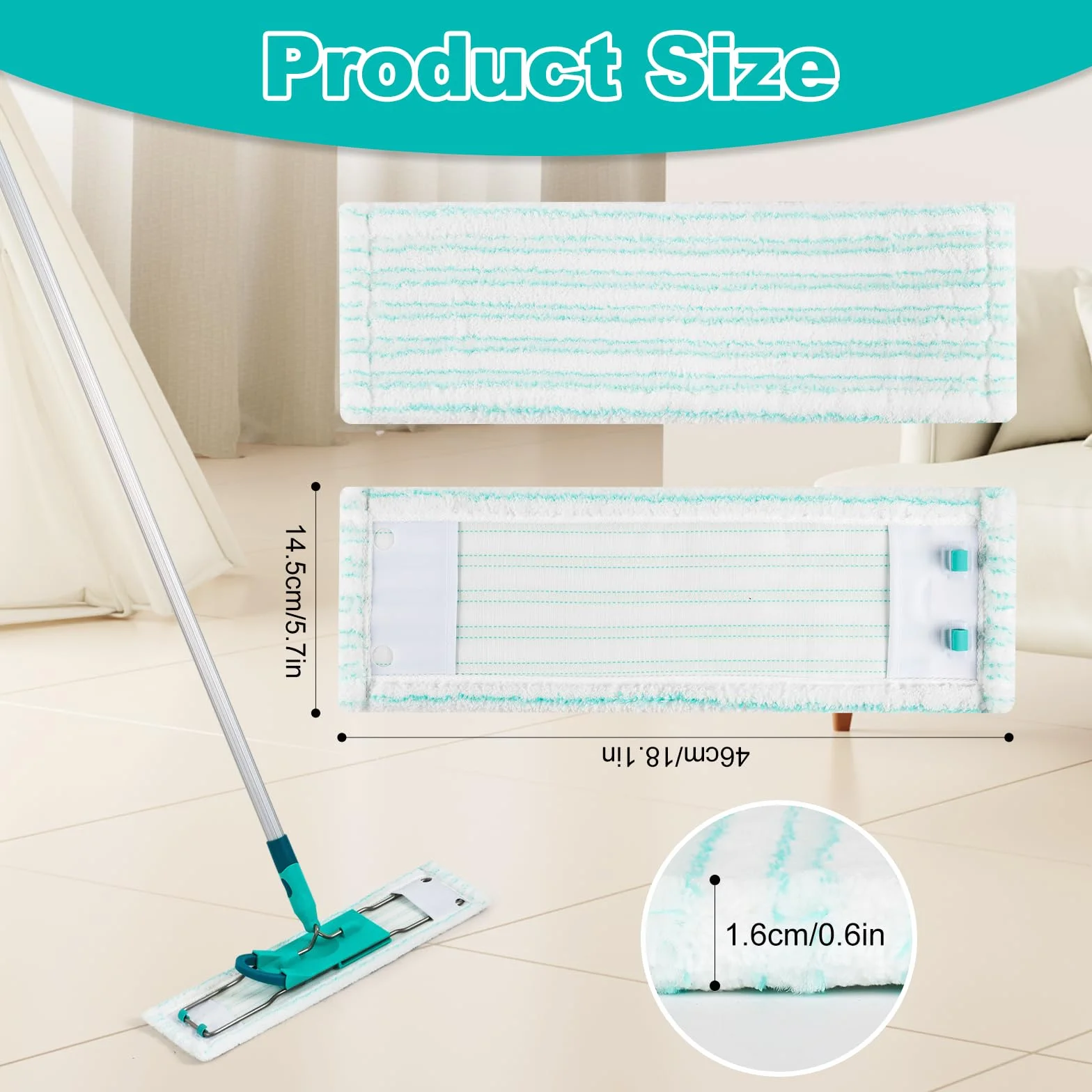 Profi XL Micro Duo Cotton Plus nakładka do mopa Leifheit