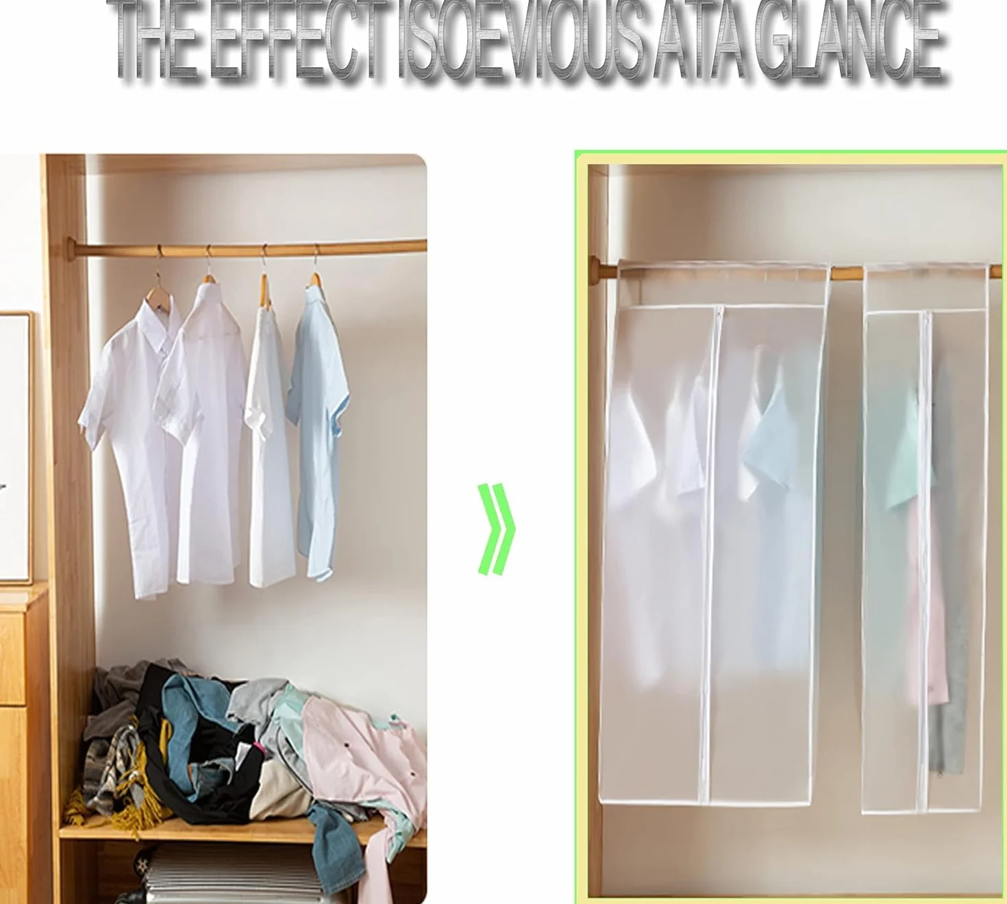 Torba do Przechowywania Szyny PEVA 100x50x120 cm Pyłoszczelna Szafa Wiszący Ochraniacz Rack Organizer z Zamkiem Błyskawicznym