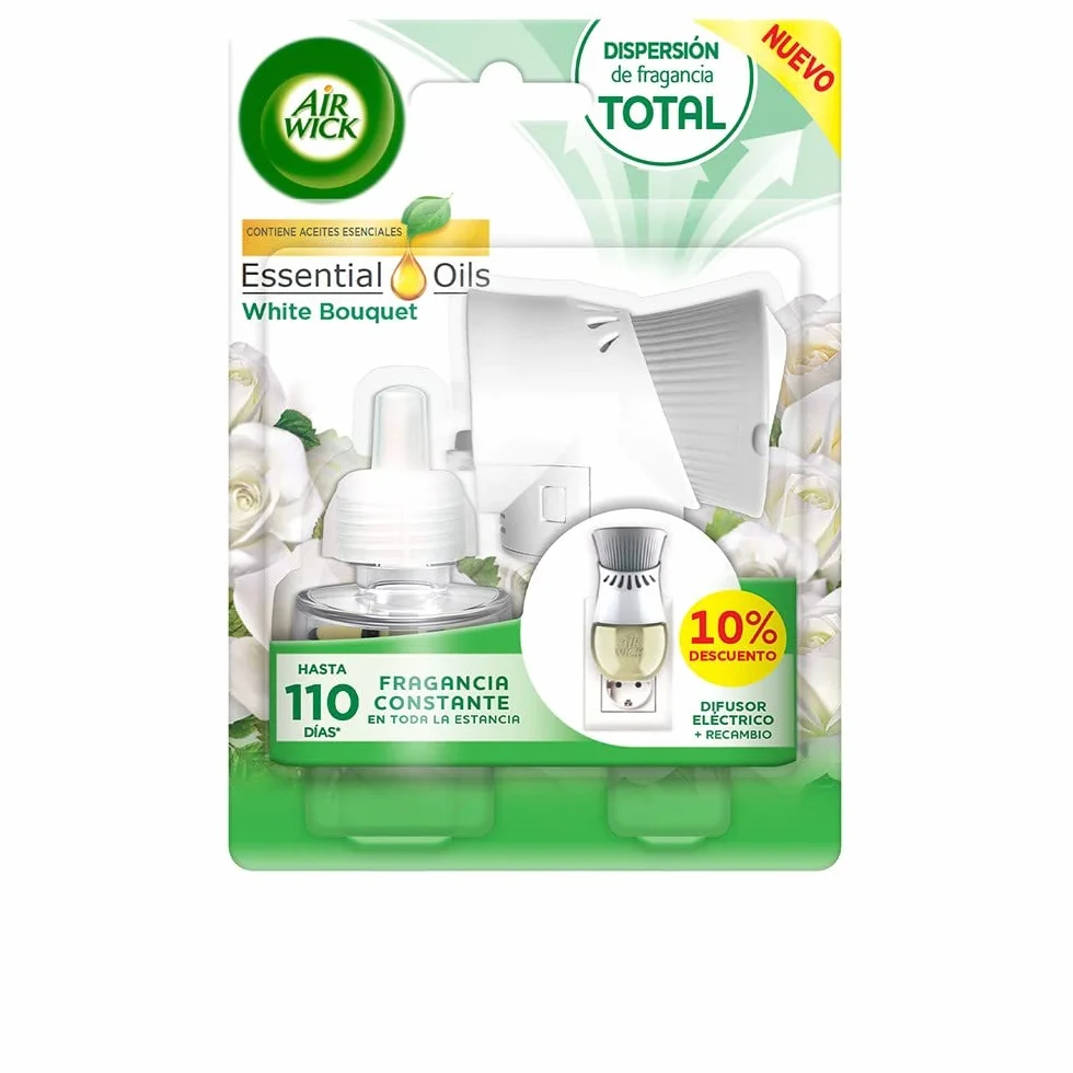 Airwick Ambientador Electrico Completo White Bouquet 19 ml