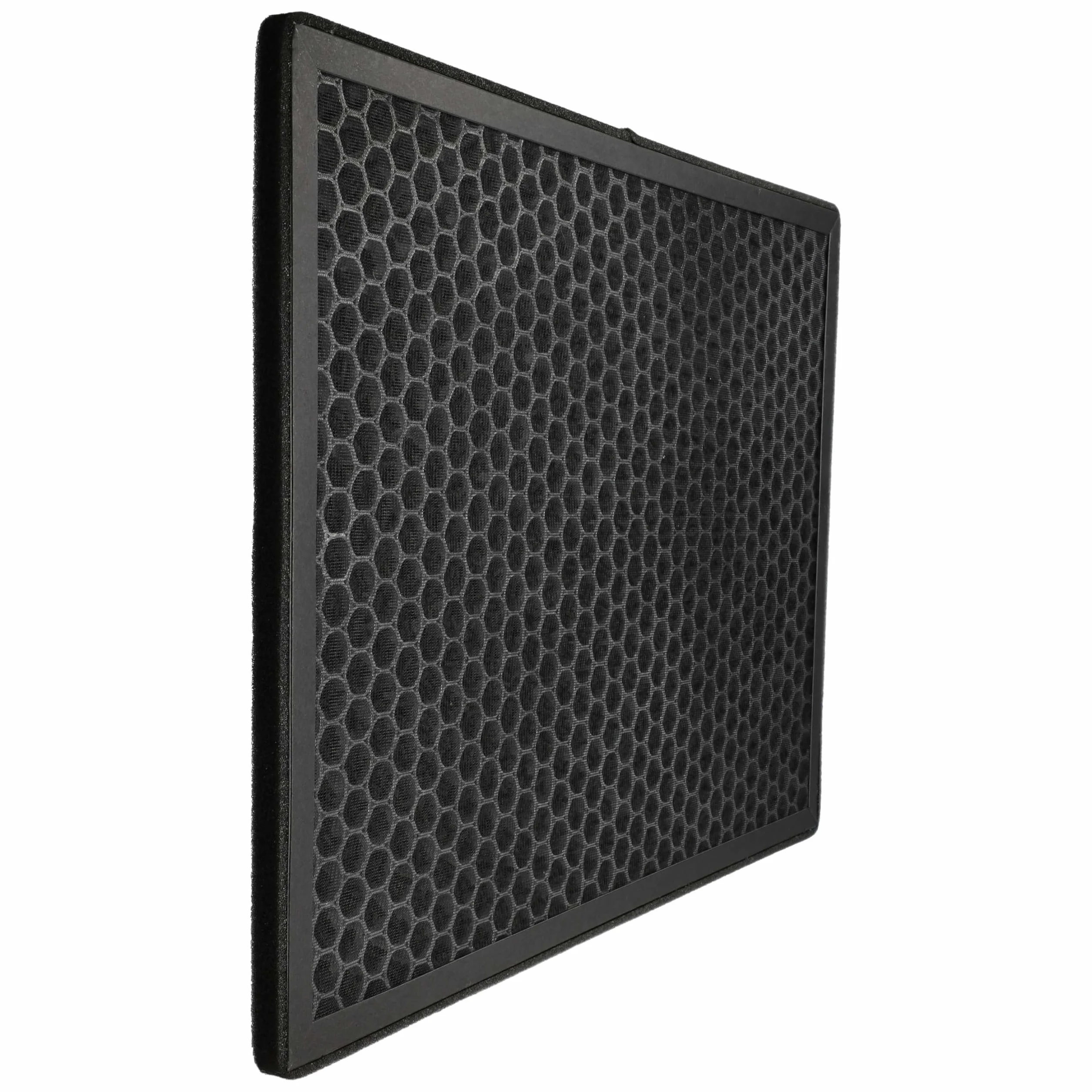 vhbw 4 x filtr z węglem aktywnym kompatybilny z Philips AC1214, AC1215, AC1217, AC1217i, AC2729 oczyszczacz powietrza, czarny