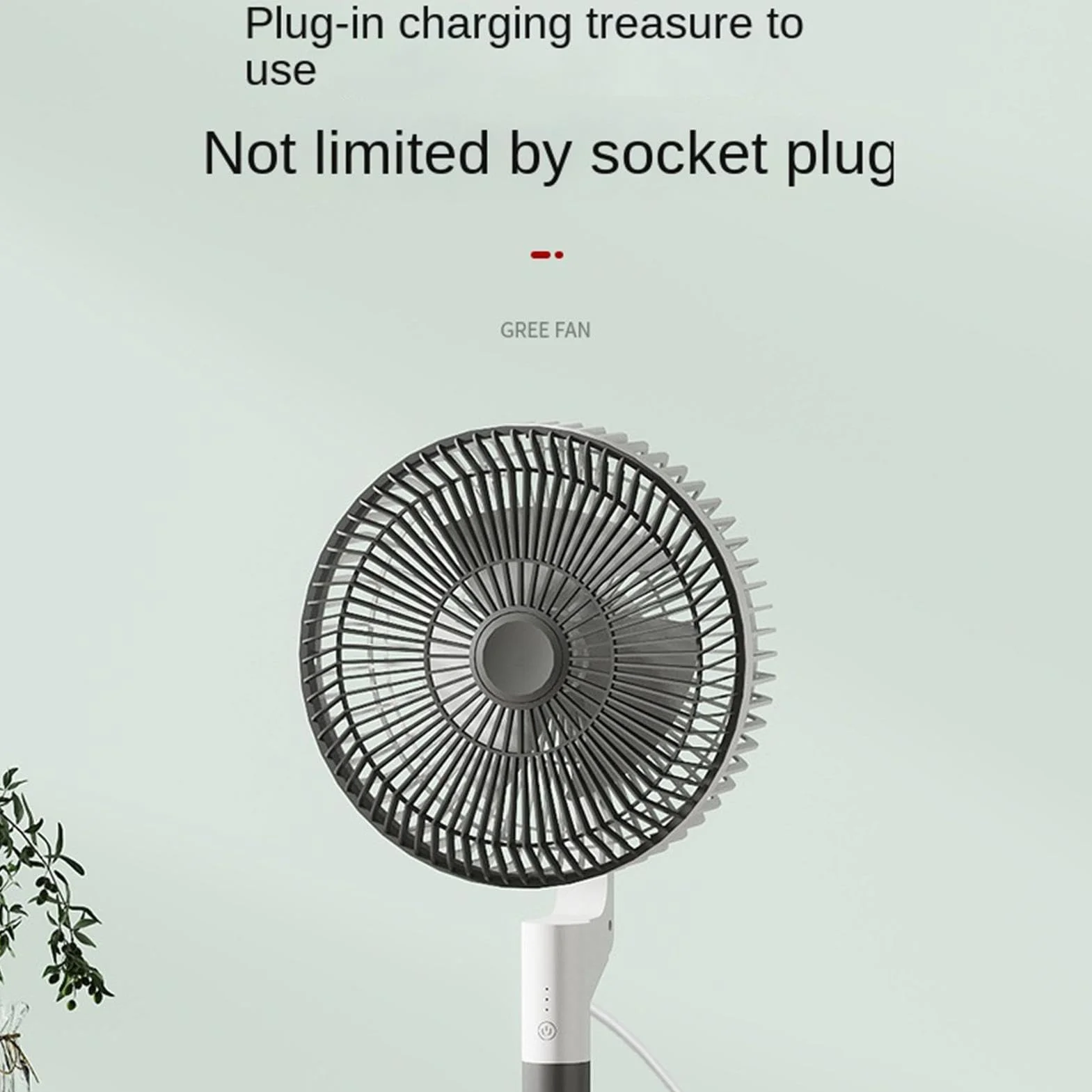 Wentylator Oscylacyjny 3-Biegowy Silny Przepływ Powietrza USB Wtyczka z | Duży Wentylator do Garażu, Biura, Patio, Sklepu, Akademika, Łazienki, Pokoju, Domu