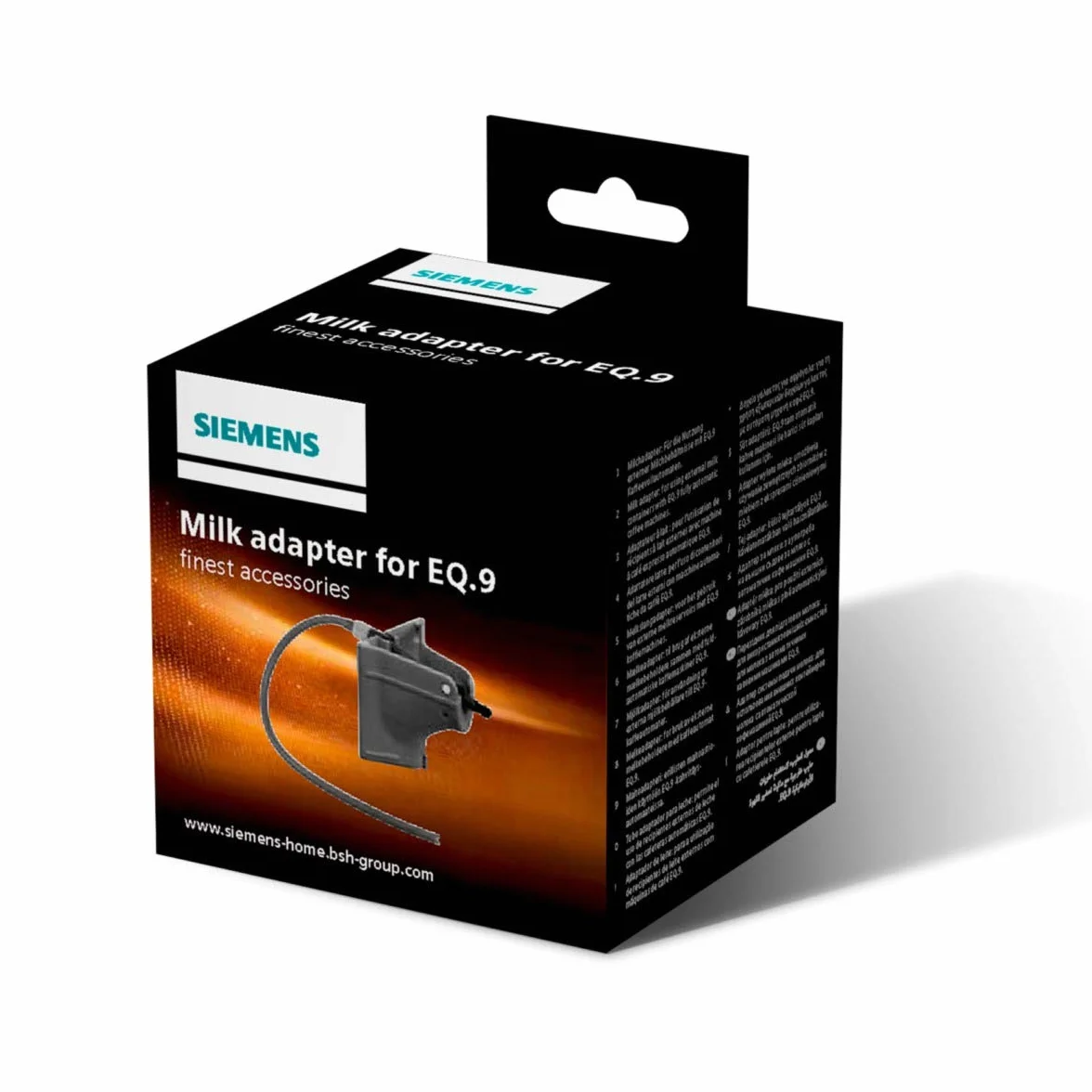Siemens Tz90008 Adapter Do Mleka Do Ekspresu Siemens Eq.9, Czarny