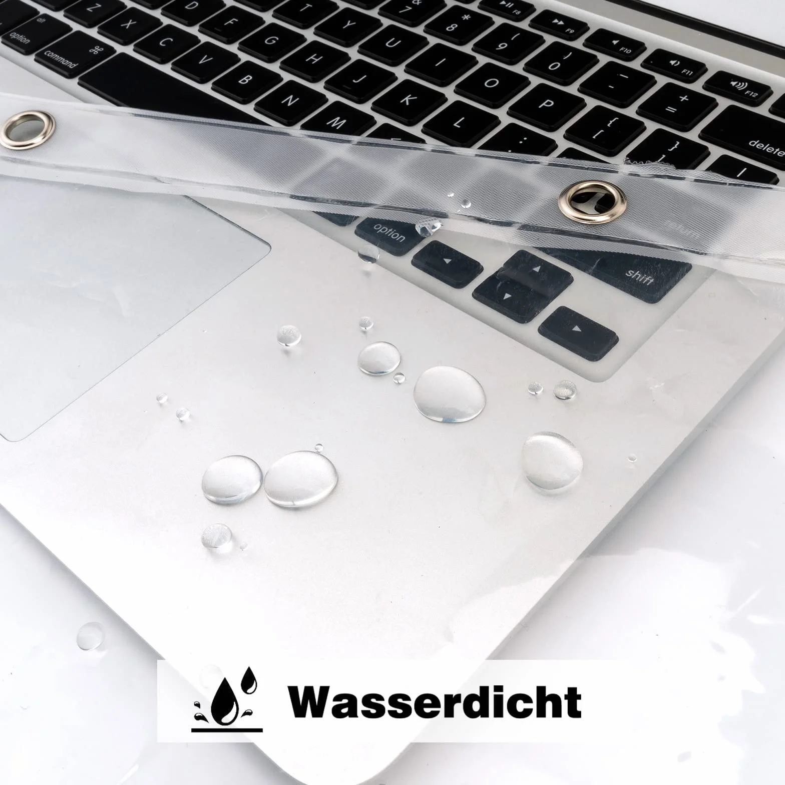 EurCross wąska zasłona prysznicowa 120x180 przezroczysta z plastiku, zasłona łazienkowa z 3 magnesami na dole, mała wodoodporna, antypleśniowa zasłona prysznicowa PEVA do wanny z 8 pierścieniami