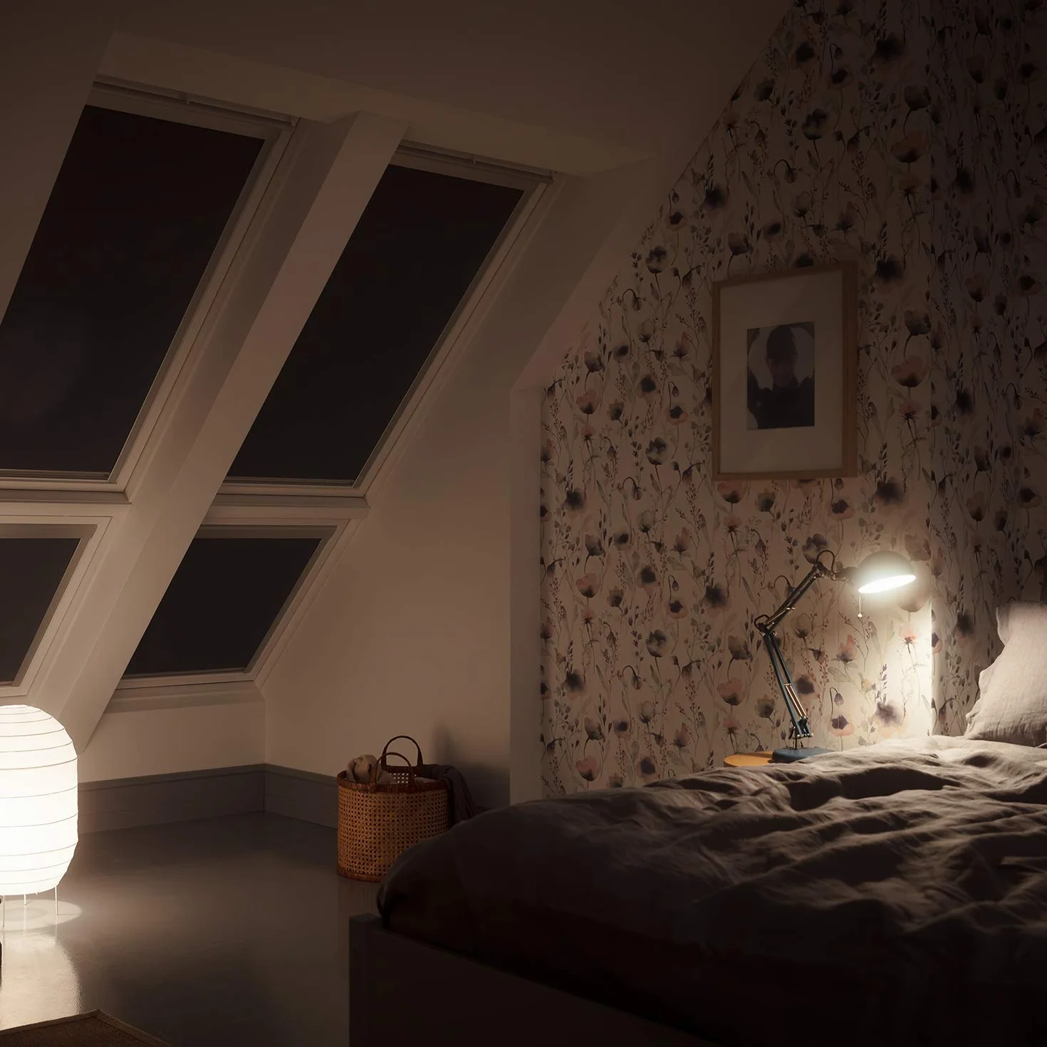 ITZALA Roleta zaciemniająca kompatybilna z VELUX, C02, jasnobeżowa | Pozycjonowanie progresywne, szybka instalacja, zaciemnienie