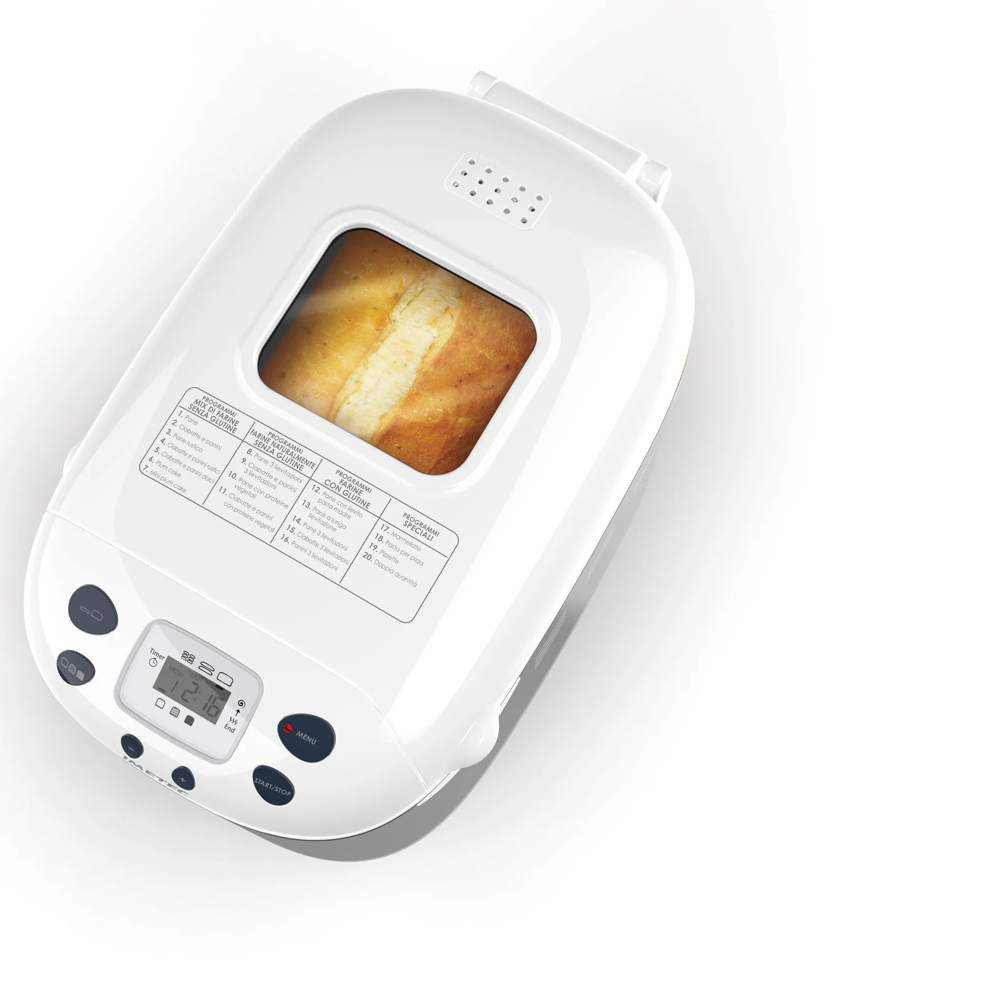 Imetec 7916 Zero-Glu Pro urządzenie do bezglutenowego chleba 20 programów