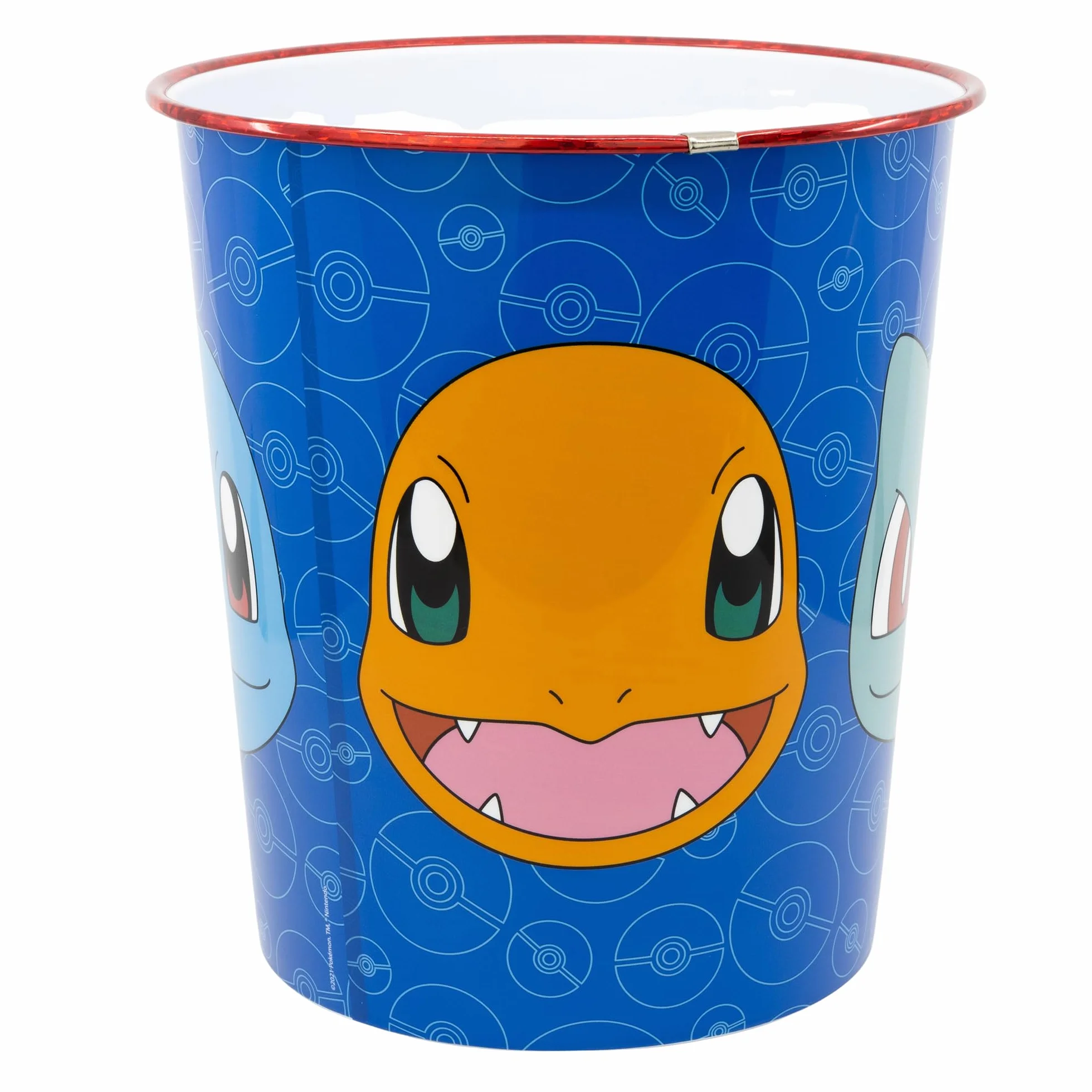 Stor kosz na śmieci z tworzywa sztucznego Pokemon, wielokolorowy
