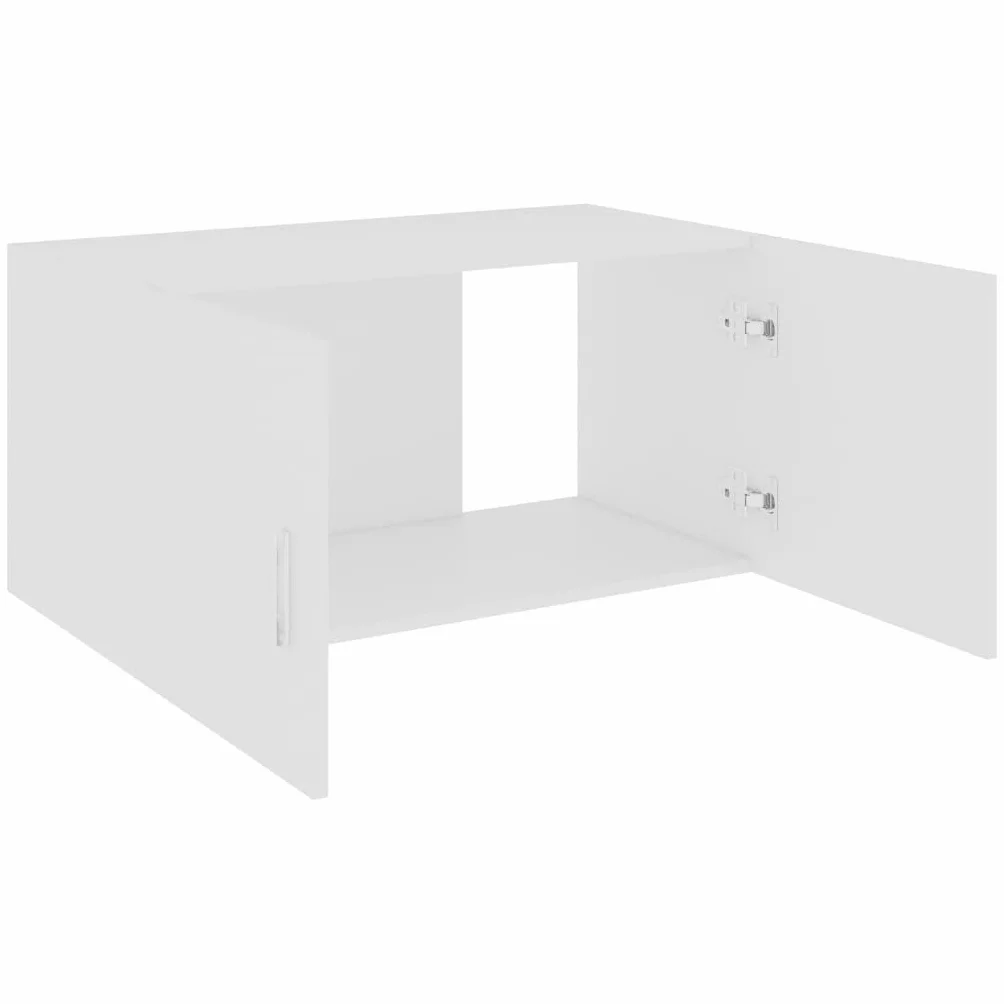 vidaXL Szafka ścienna, biała, 80x39x40 cm, materiał drewnopochodny