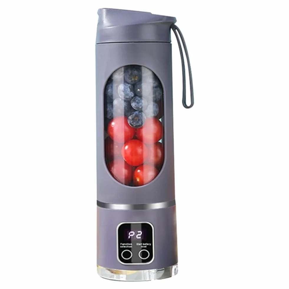 Przenośny blender USB 8 ostrzy kruszarka do lodu cyfrowy wyświetlacz 3 tryby