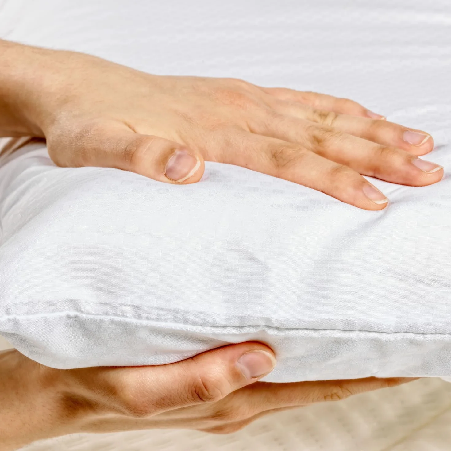 Pikolin Home - Ergonomiczna wiskoelastyczna poduszka z podwójną, dopasowaną poszewką z rdzeniem z pianki memory do spania na boku lub na plecach