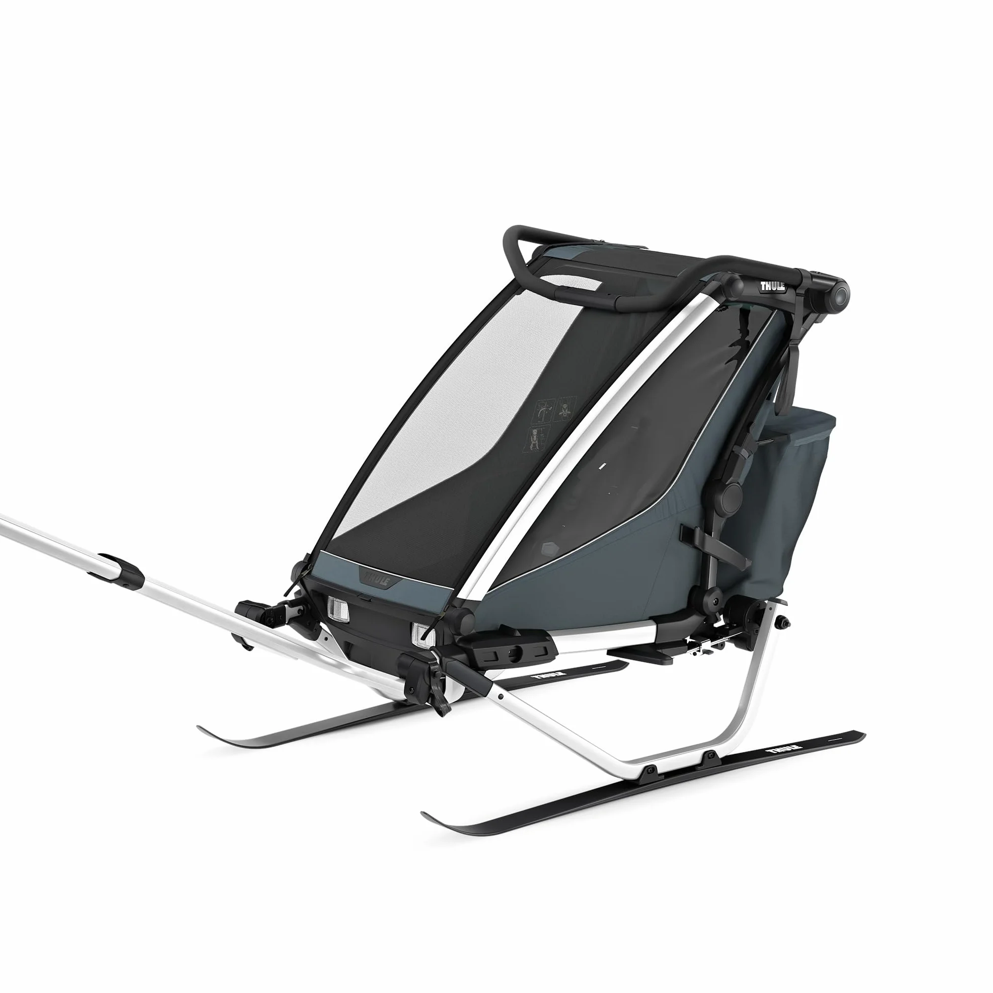 Przyczepka rowerowa THULE Chariot Cross 2 Single kolor Dark Slate