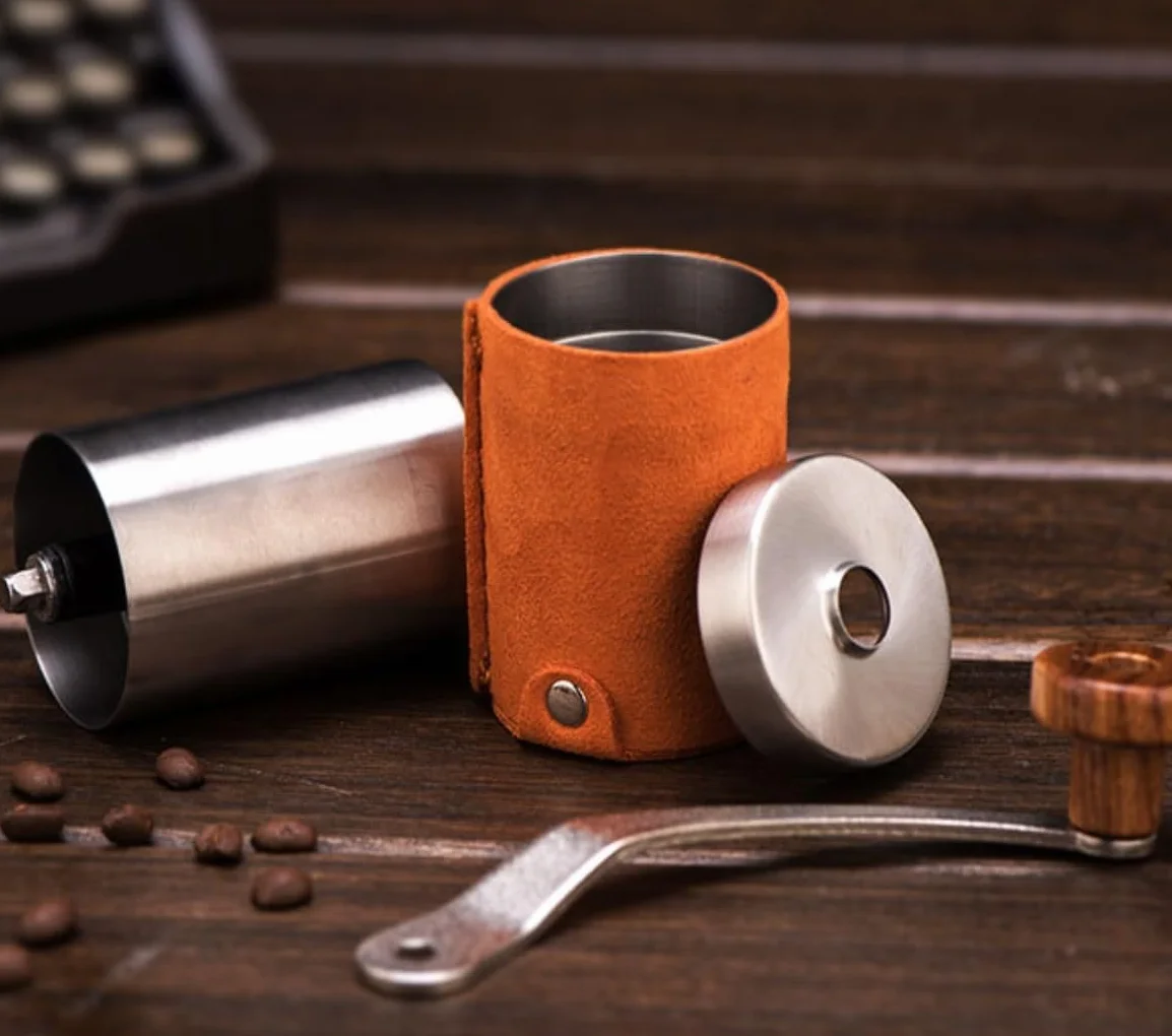 French Press Ręczny Młynek Do Kawy Przenośny Czarny Mini Pojedynczy Dzbanek Kawy(A)