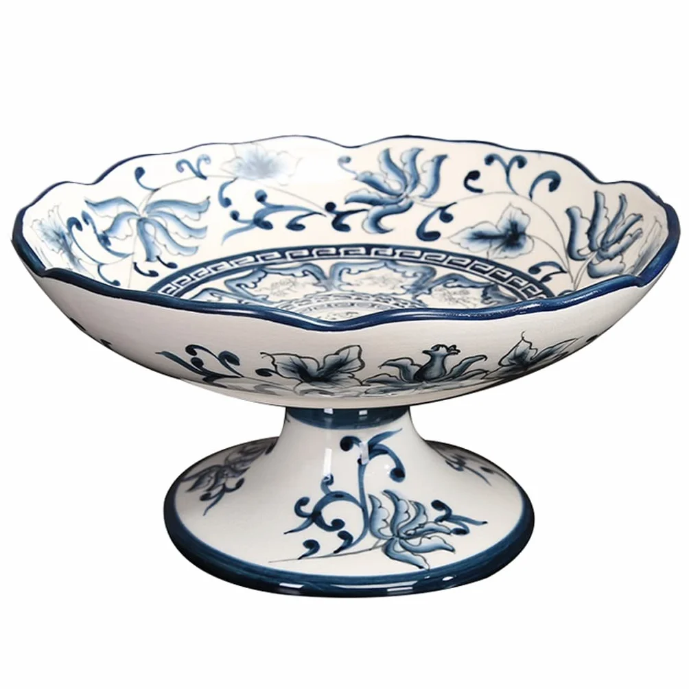 Kosze do przechowywania owoców, miski na owoce, 11,4" Miski na owoce, taca na owoce i półmiski, talerze do serwowania owoców, porcelanowe naczynia do serwowania na przyję