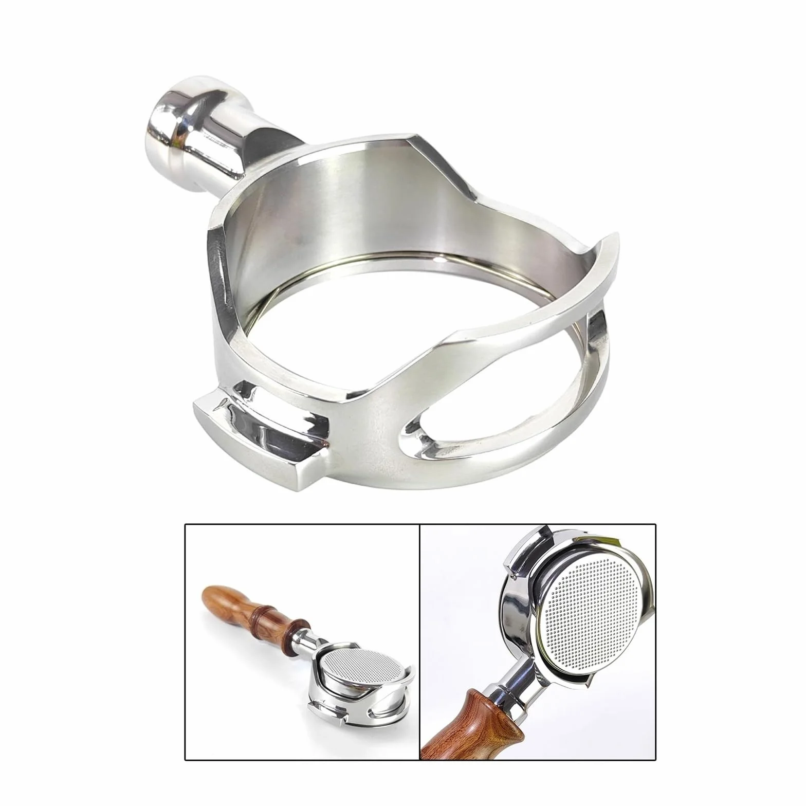 Wymienny Uchwyt Filtra Bez Dna 58 Mm, Solidne, Profesjonalne Części (tylko Głowica, Bez Uchwytu) Do Ekspresów Do Kawy E61.